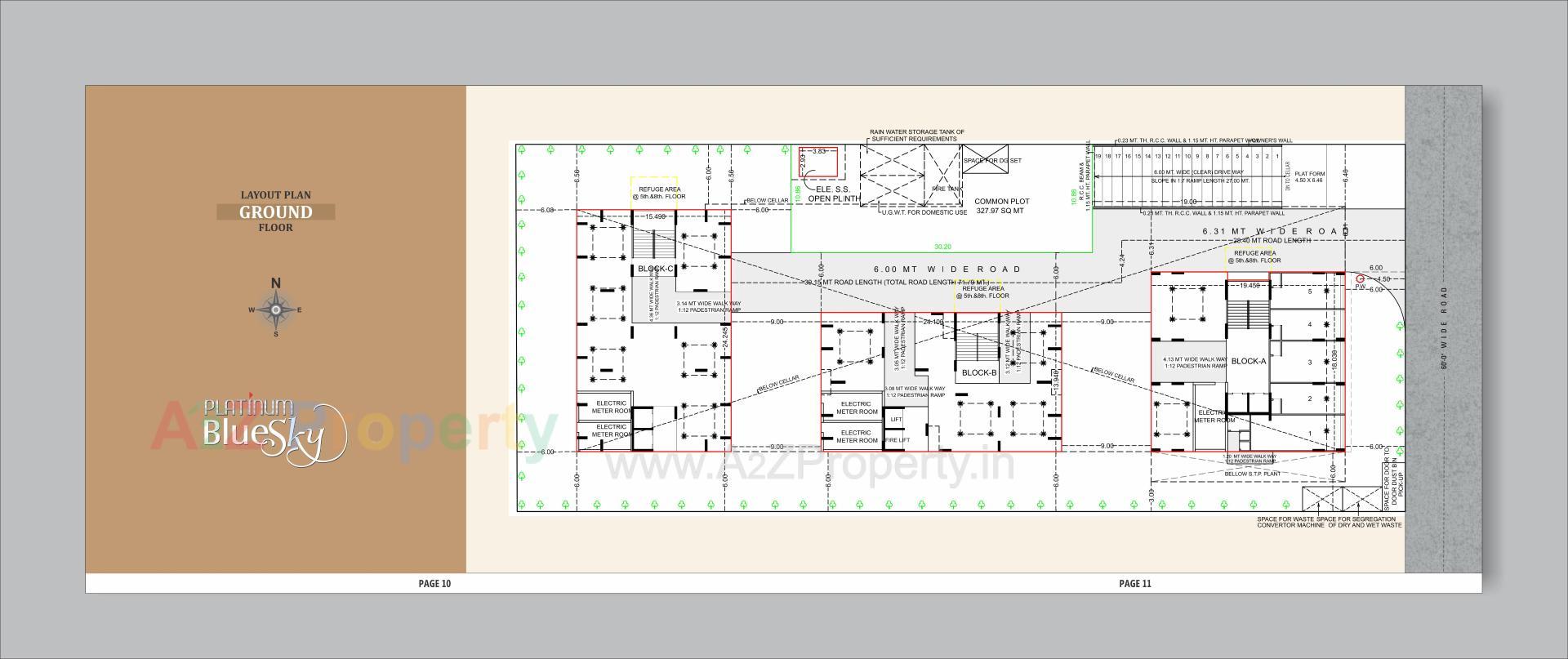  of real estate project Platinum Blue Sky located at Laxmipura, Ahmedabad, Gujarat