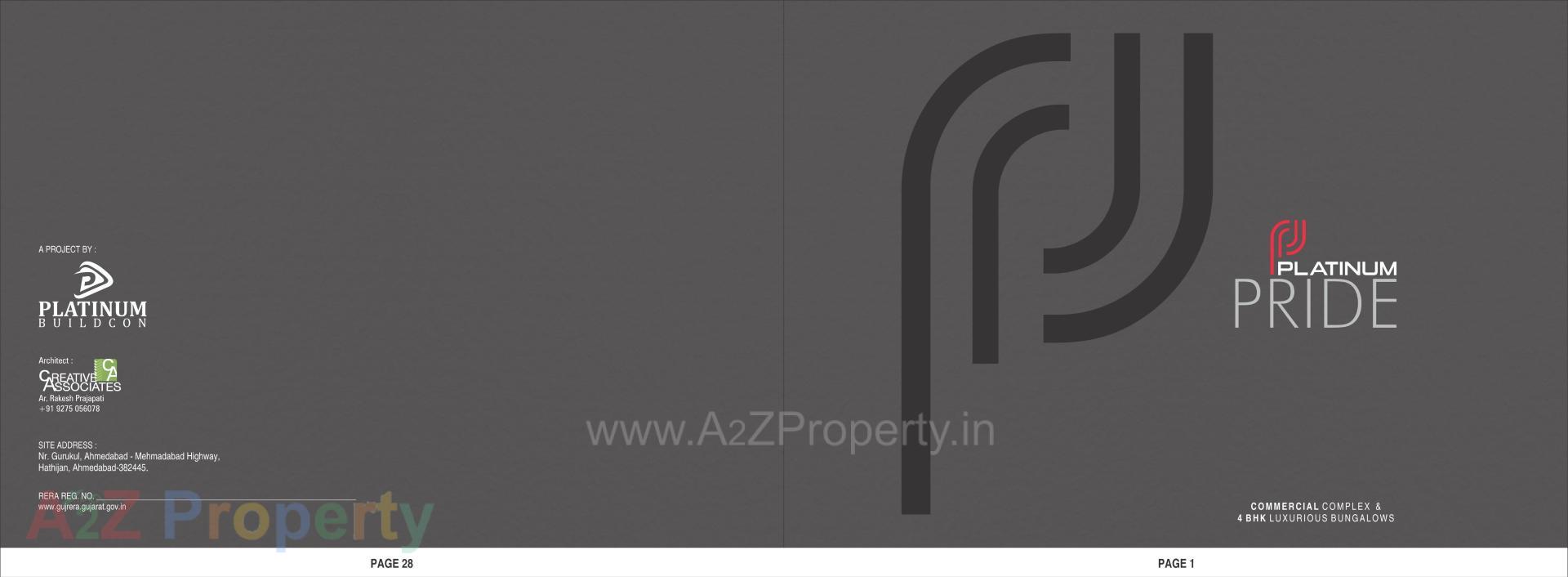  of real estate project Platinum Pride located at Hathijan, Ahmedabad, Gujarat