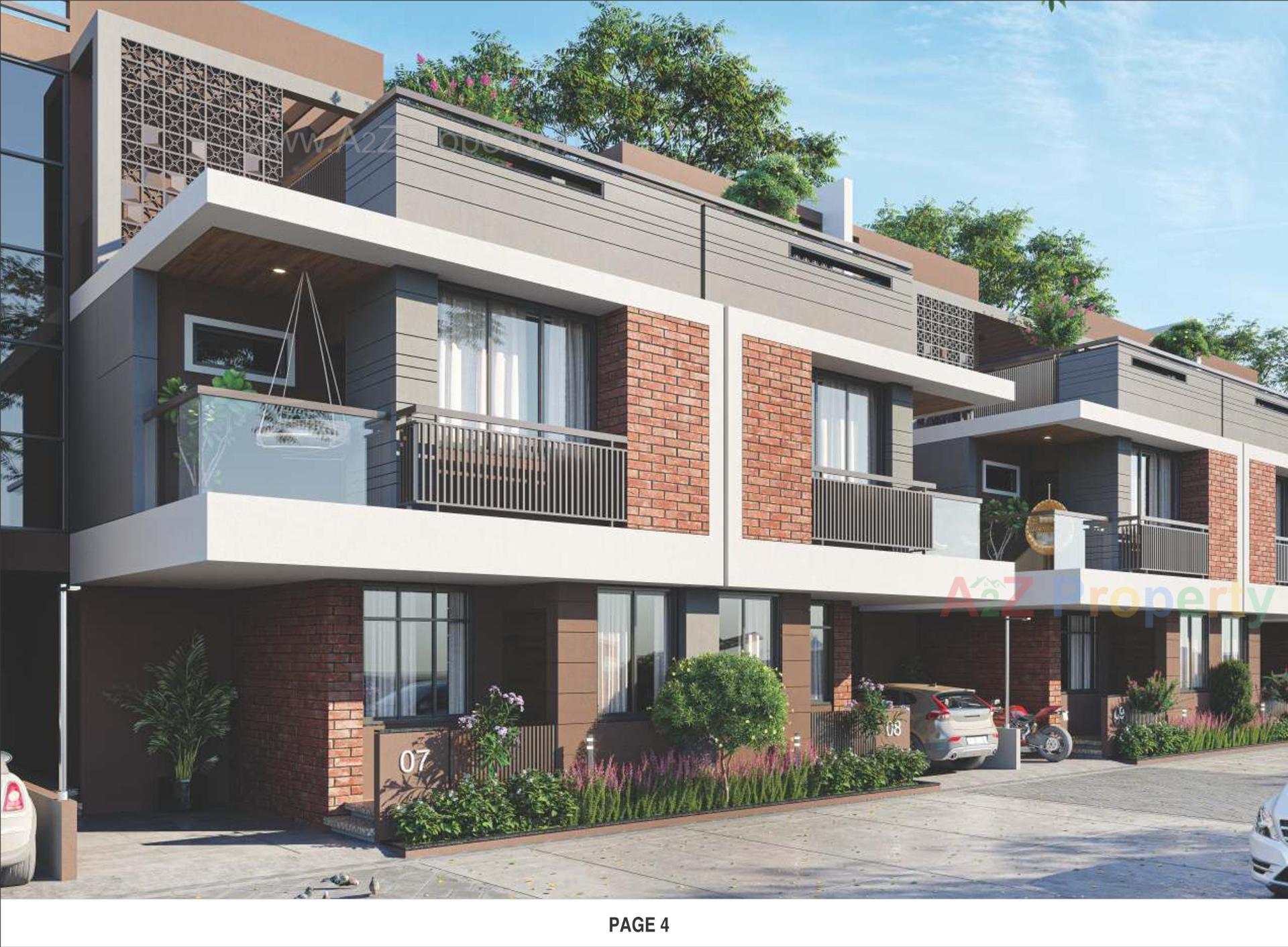 3D Elevation of real estate project Platinum Pride located at Hathijan, Ahmedabad, Gujarat