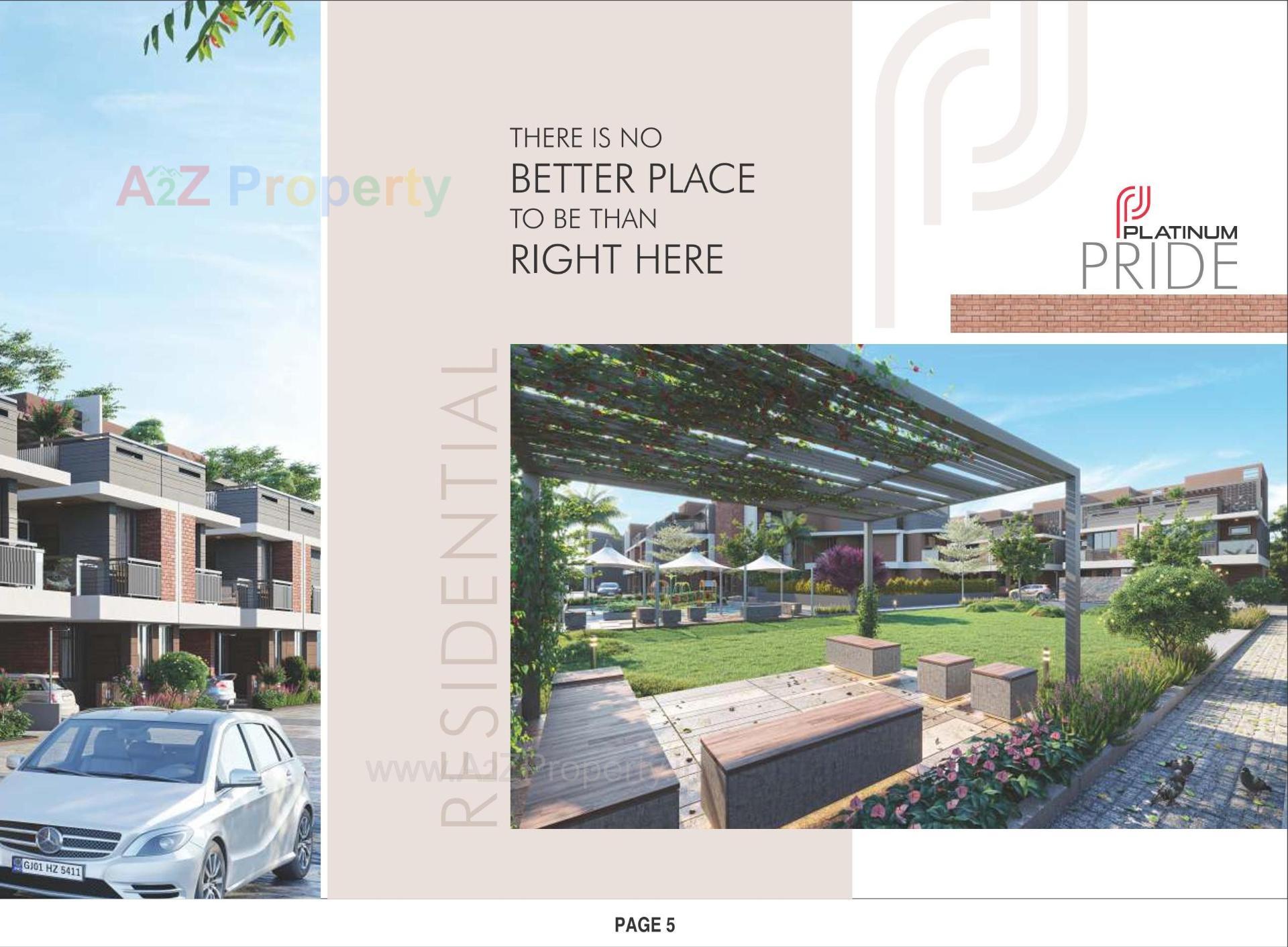 3D Elevation of real estate project Platinum Pride located at Hathijan, Ahmedabad, Gujarat