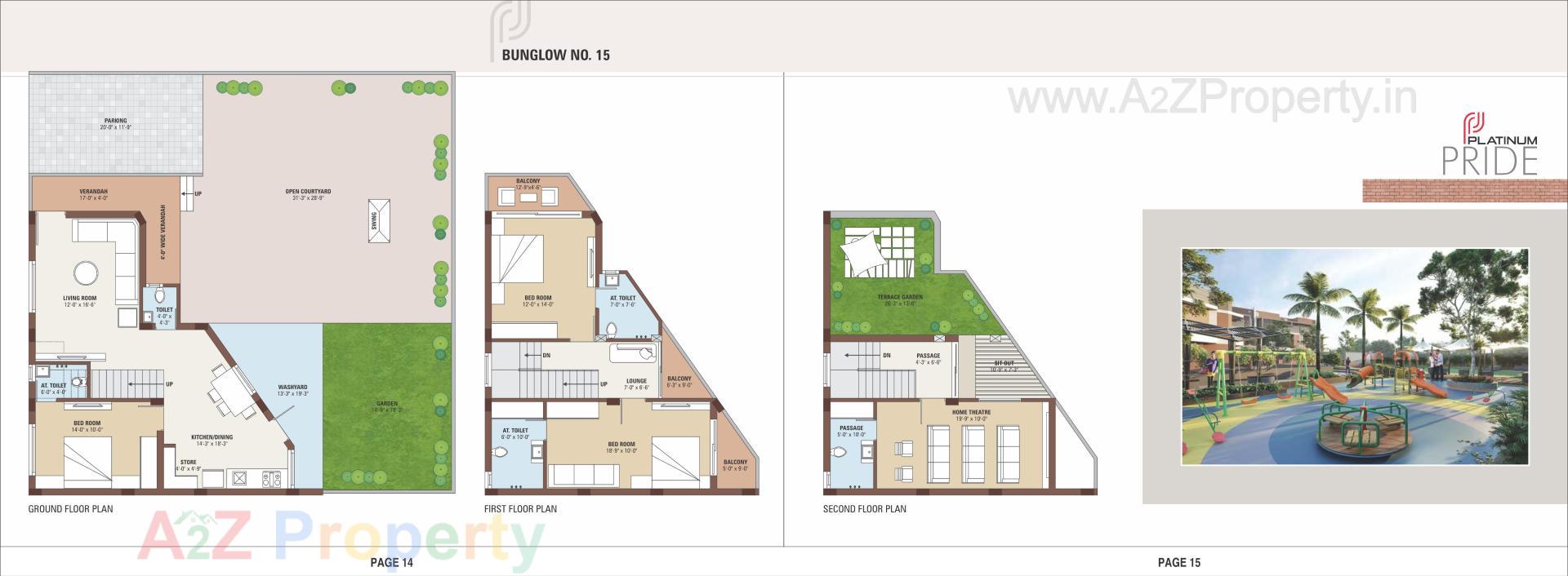 Layout of real estate project Platinum Pride located at Hathijan, Ahmedabad, Gujarat