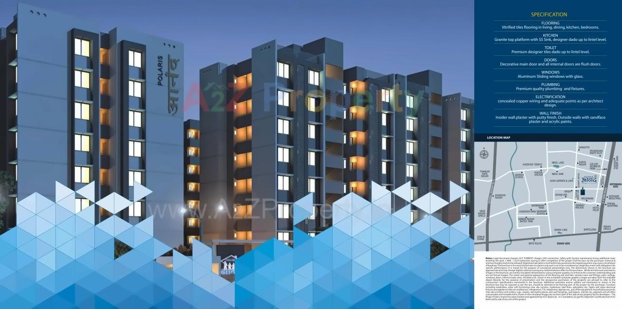 3D Elevation of real estate project Polaris Anand located at Nikol, Ahmedabad, Gujarat