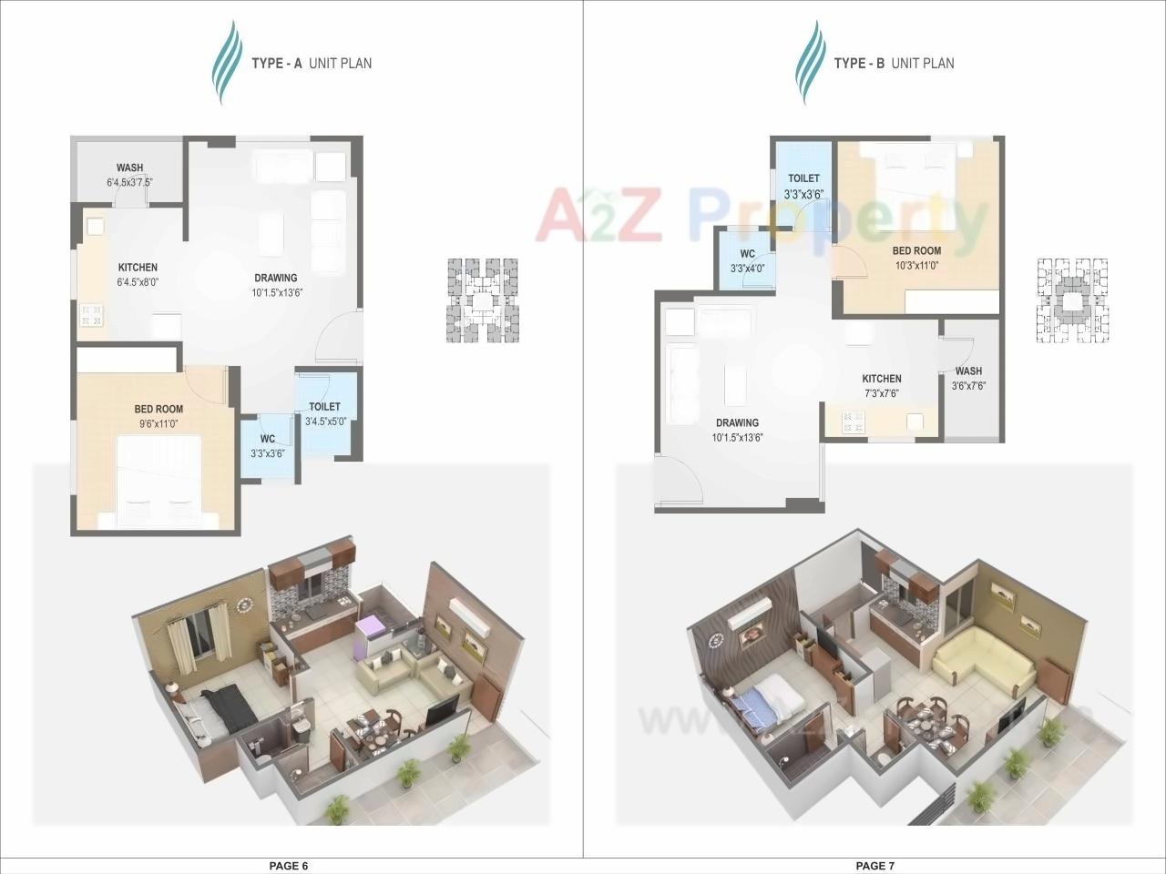 Layout of real estate project Pooja Avenue located at Aslali, Ahmedabad, Gujarat