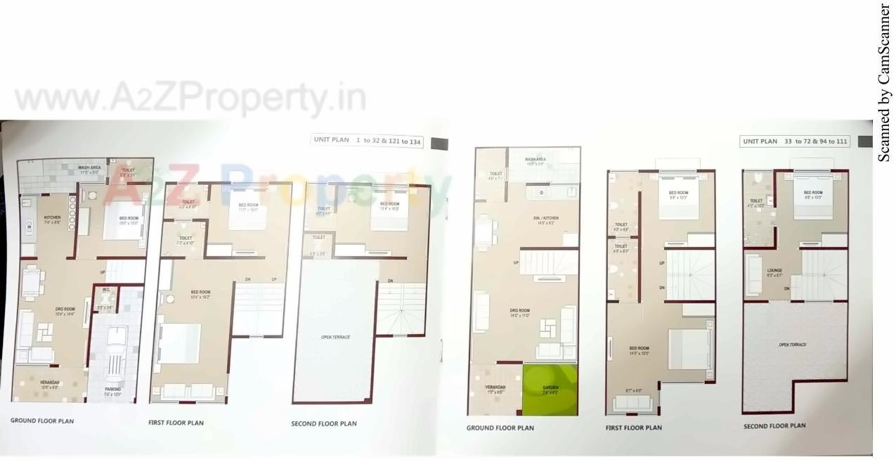 Layout of real estate project Pooja Residency located at Vatva, Ahmedabad, Gujarat