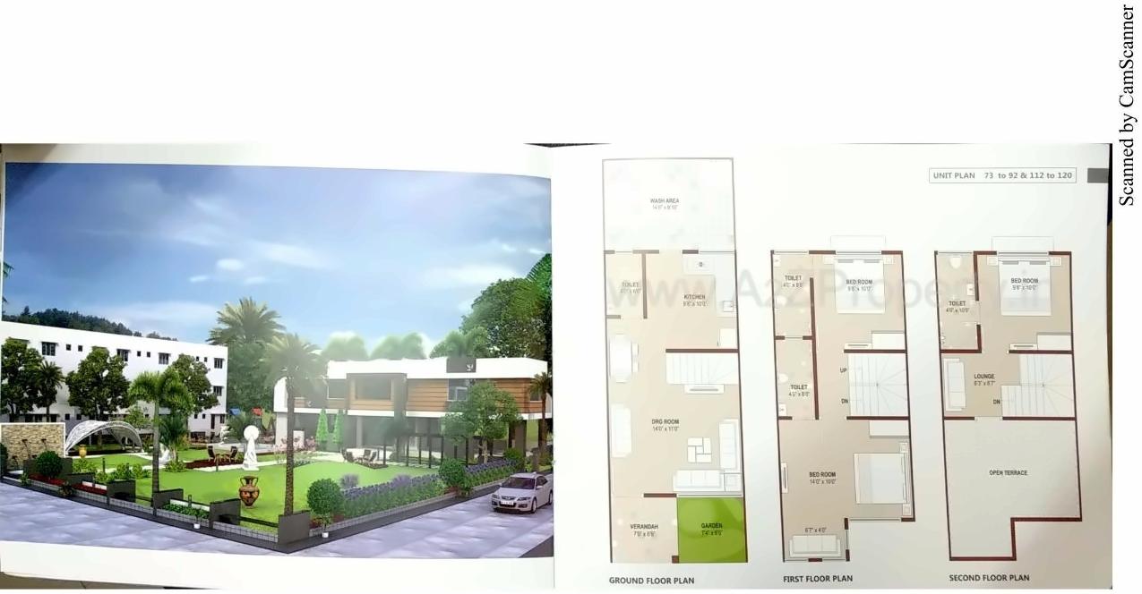 Layout of real estate project Pooja Residency located at Vatva, Ahmedabad, Gujarat
