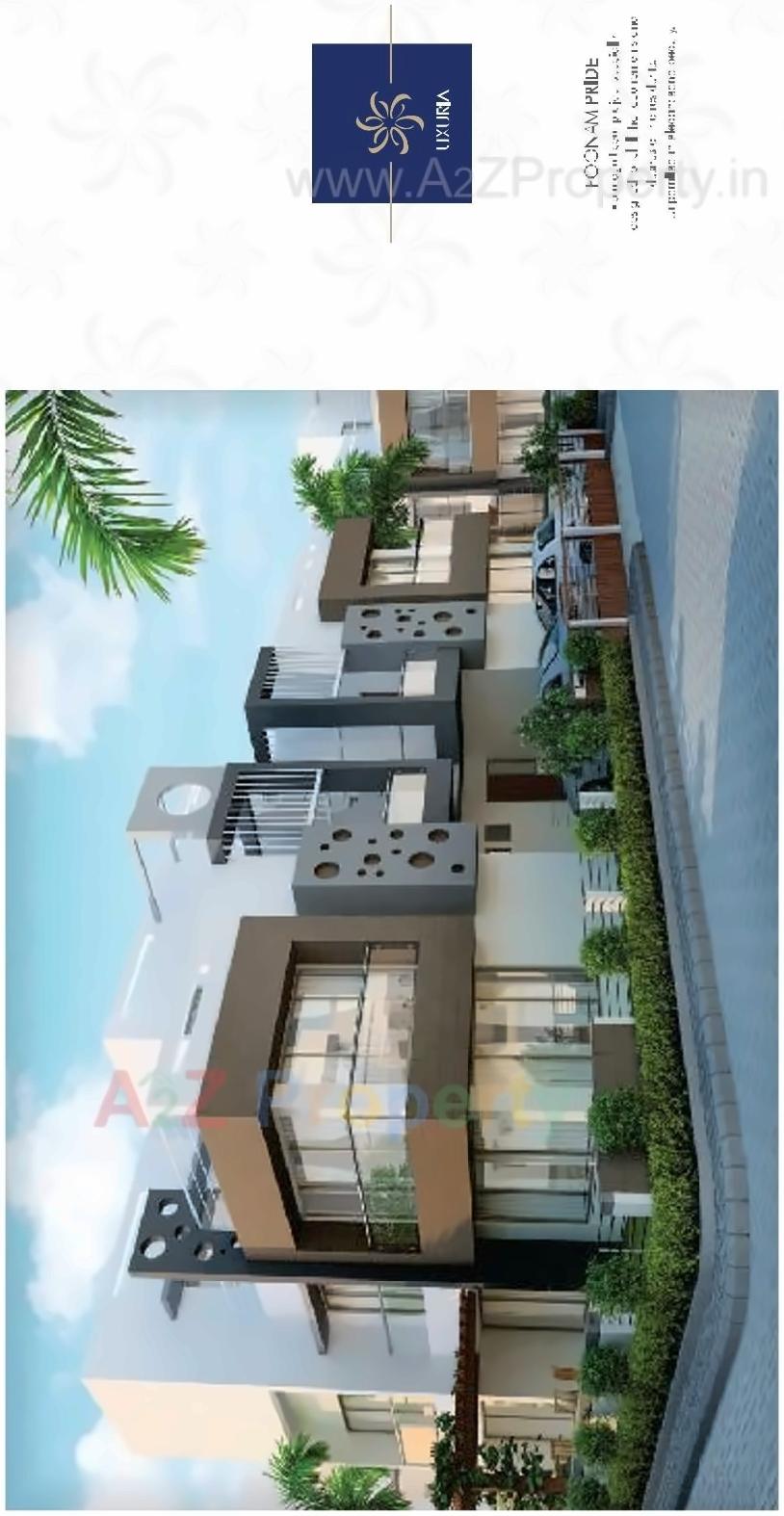 Layout of real estate project Poonam Pride located at Shela, Ahmedabad, Gujarat