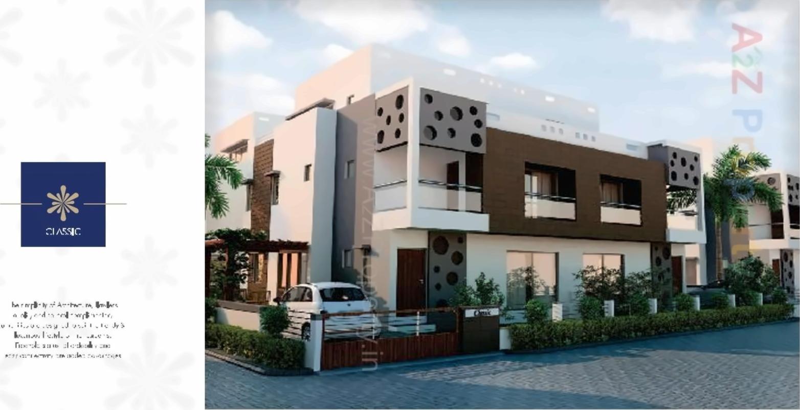 3D Elevation of real estate project Poonam Pride located at Shela, Ahmedabad, Gujarat