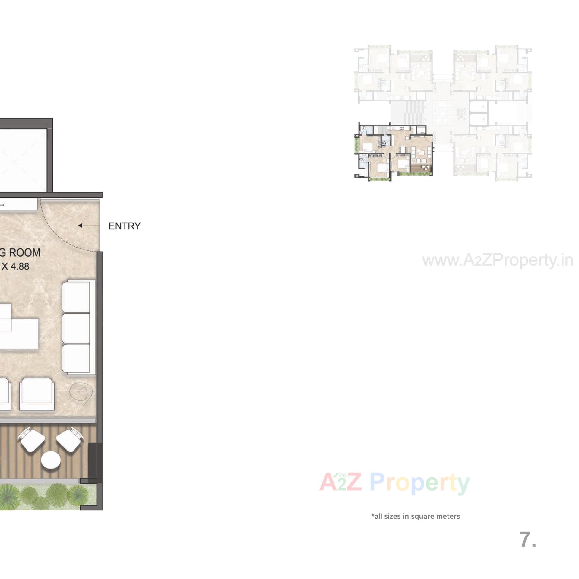 Layout of real estate project Praangan located at Chharodi, Ahmedabad, Gujarat