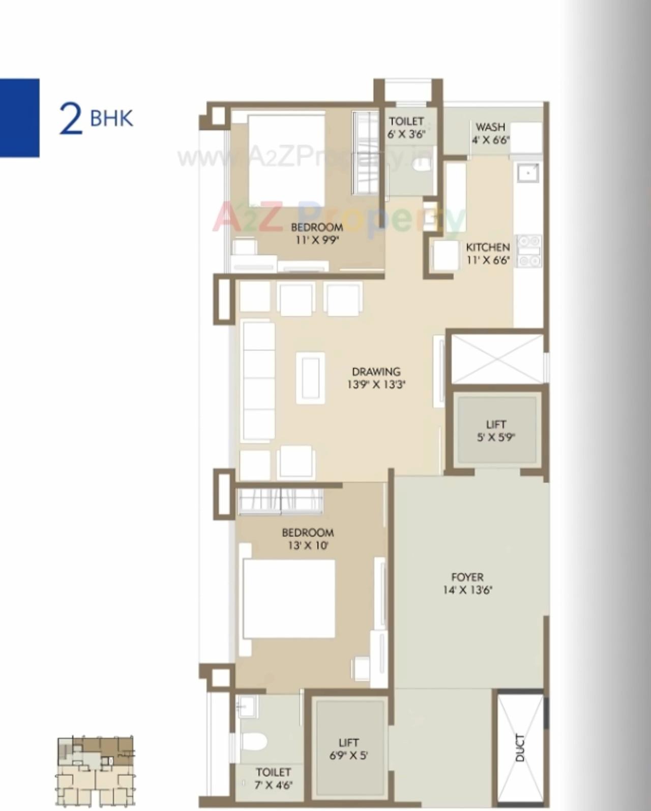 Layout of real estate project Prabhuvan Ii located at Paldi, Ahmedabad, Gujarat