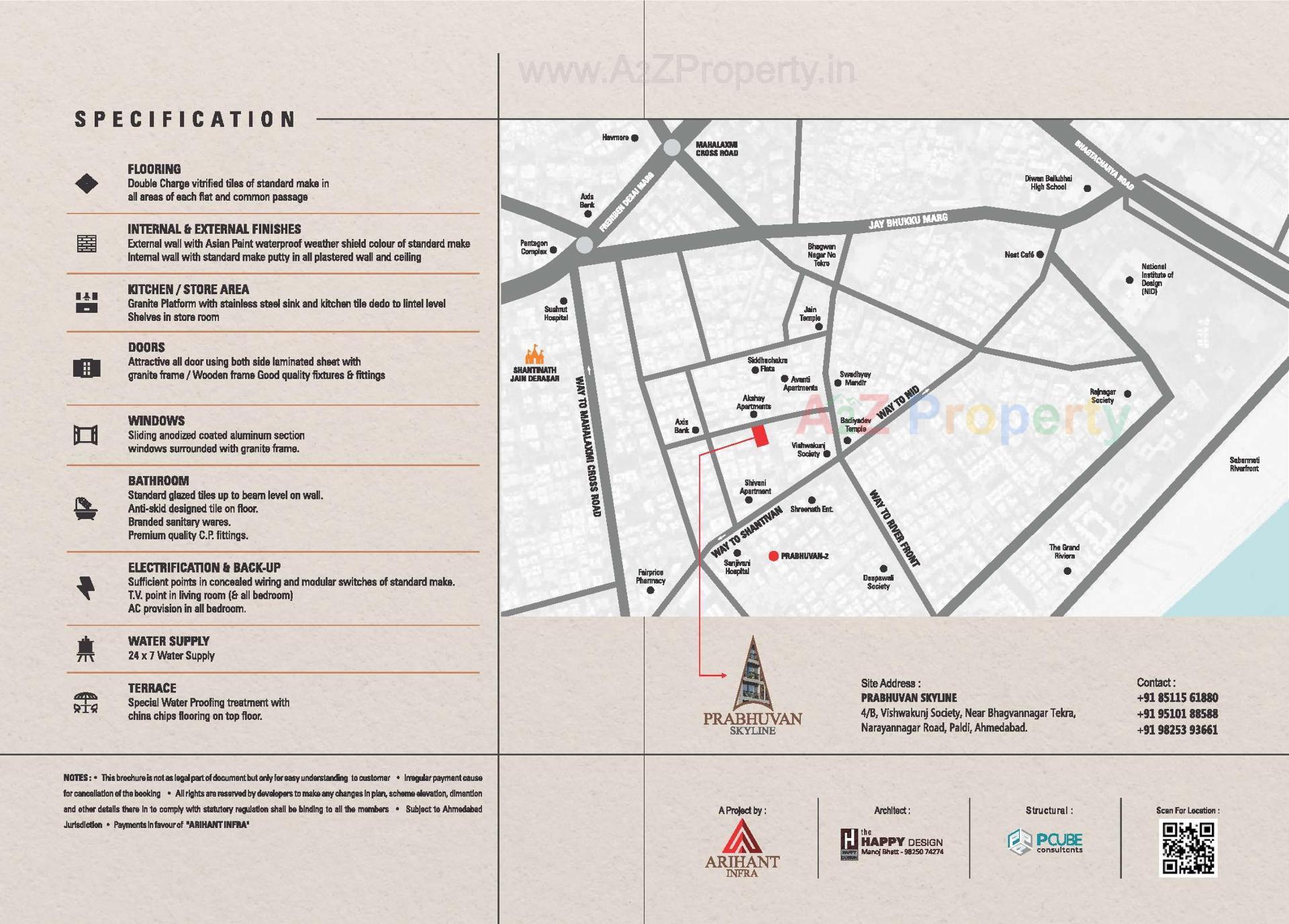  of real estate project Prabhuvan Skyline located at Paldi, Ahmedabad, Gujarat