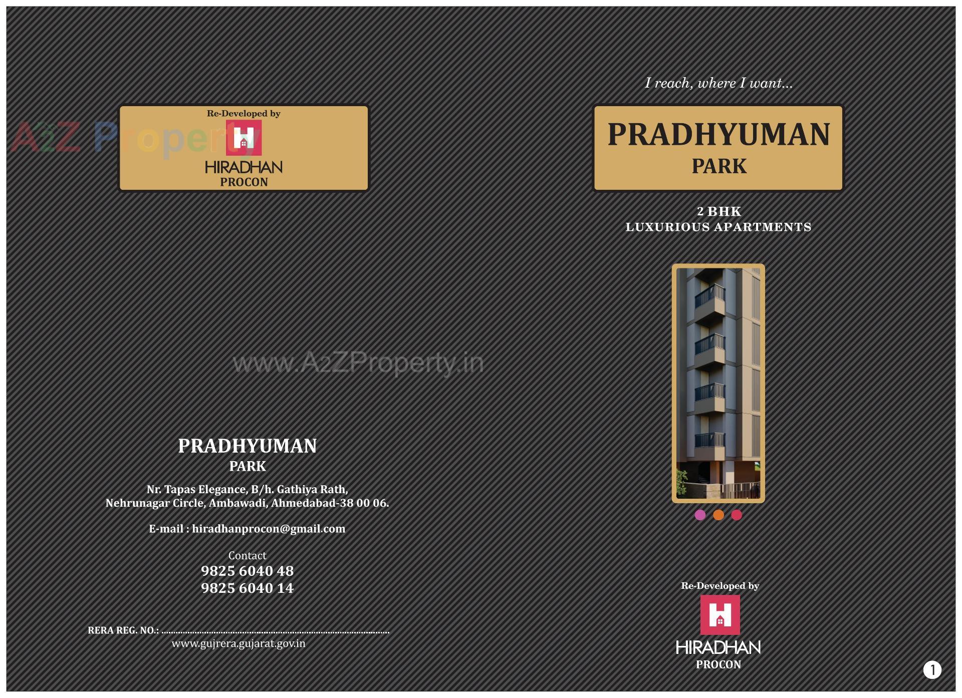  of real estate project Pradhyuman Park located at Paldi, Ahmedabad, Gujarat