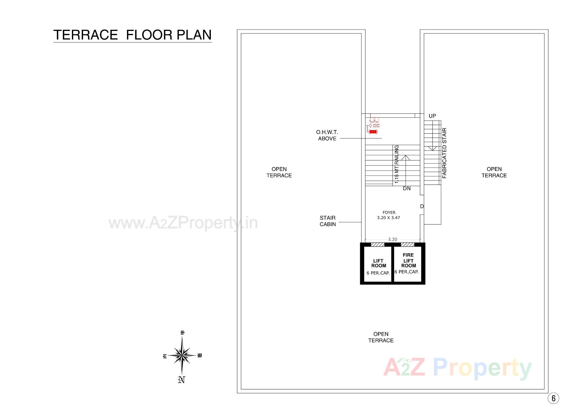 Layout of real estate project Pradhyuman Park located at Paldi, Ahmedabad, Gujarat
