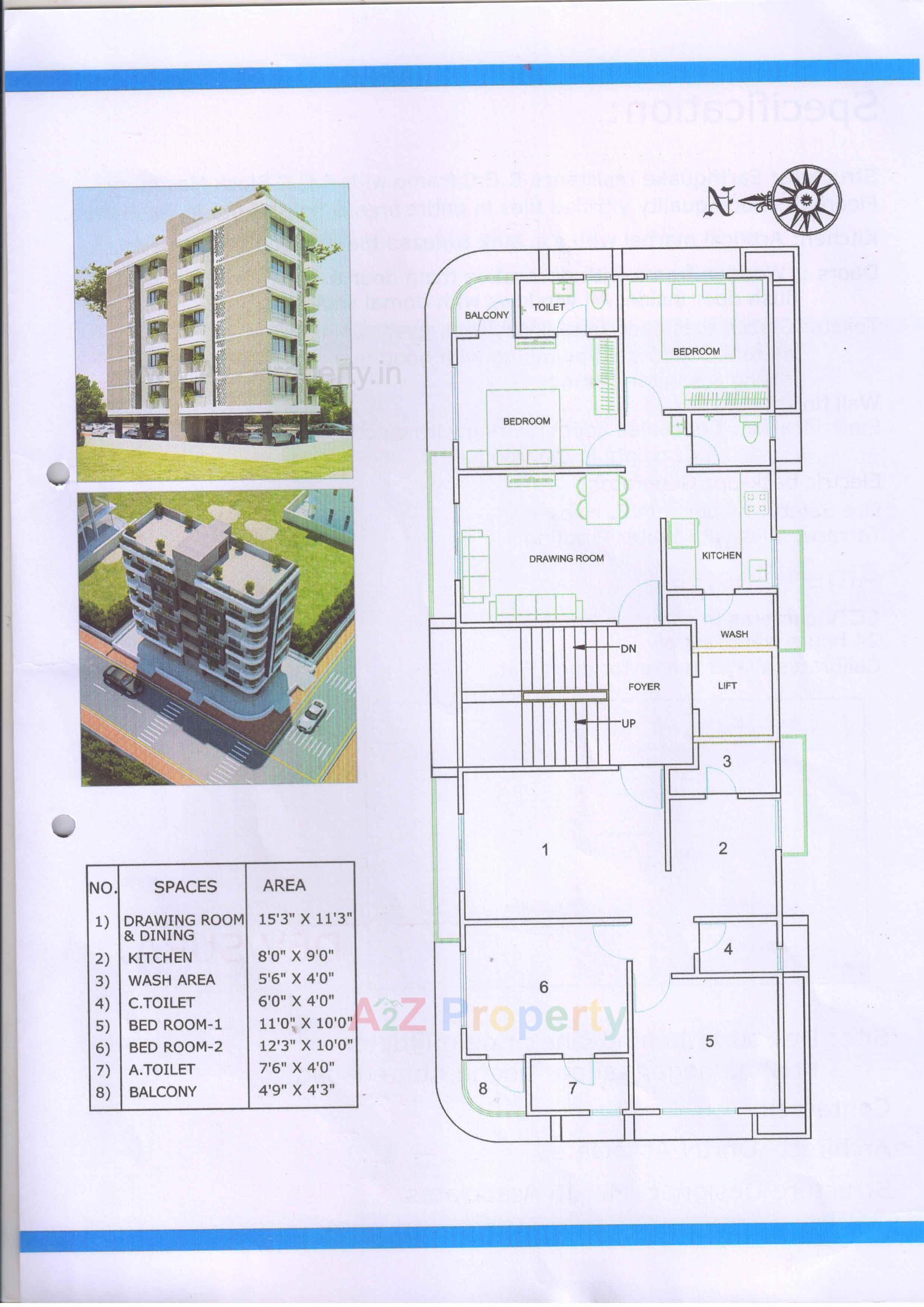 Layout of real estate project Pragati Residency located at Saijpur-bogha, Ahmedabad, Gujarat