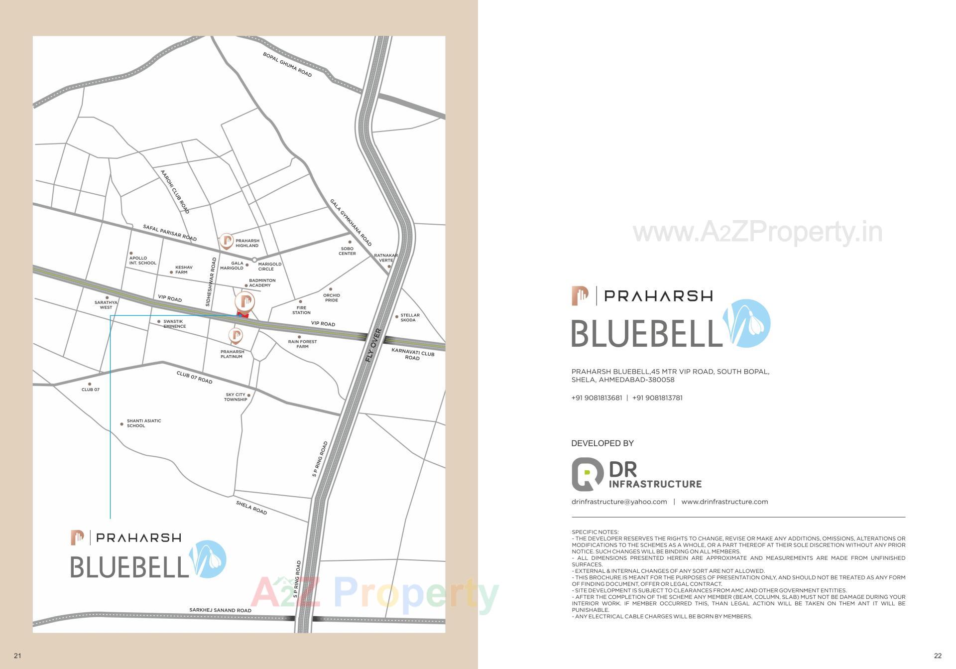  of real estate project Praharsh Bluebell located at Ghuma, Ahmedabad, Gujarat