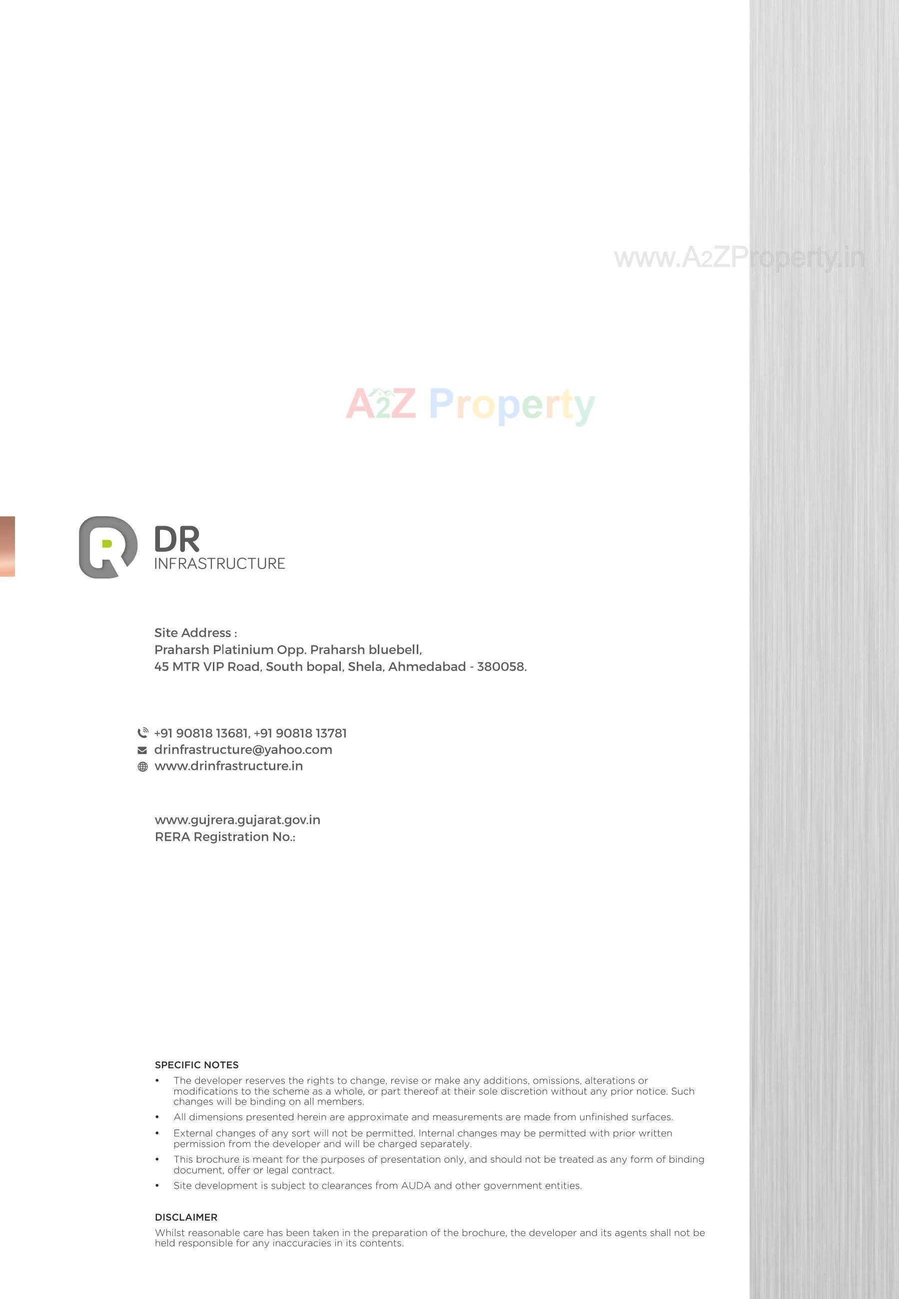  of real estate project Praharsh Platinium located at Ghuma, Ahmedabad, Gujarat