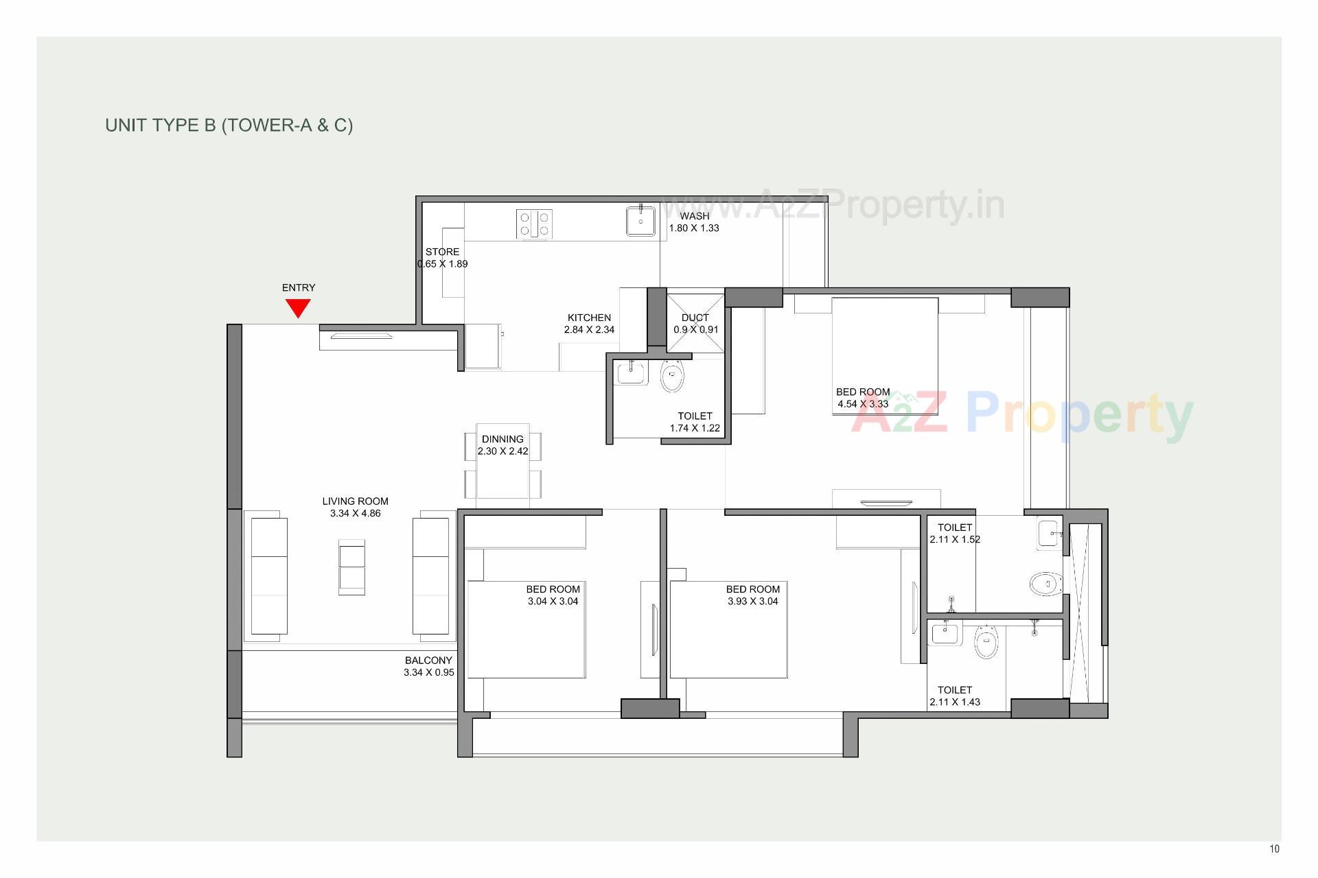 Layout of real estate project Praharsh Serena located at Ghuma, Ahmedabad, Gujarat
