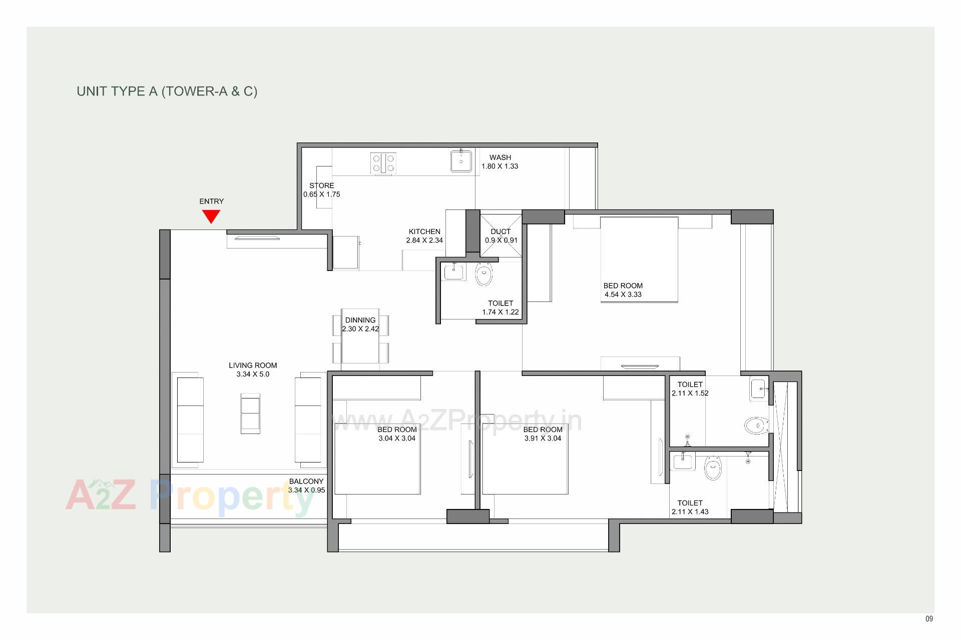 Layout of real estate project Praharsh Serena located at Ghuma, Ahmedabad, Gujarat