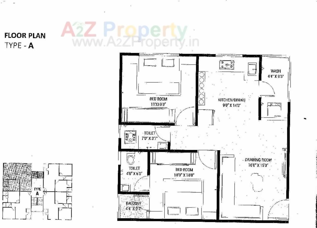 Layout of real estate project Pramukh Avenue located at Ahmedabad, Ahmedabad, Gujarat