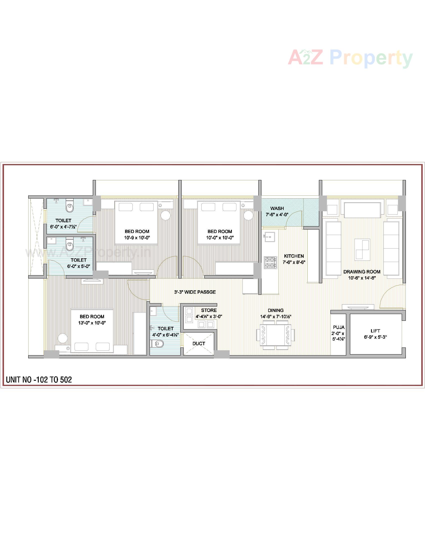 Layout of real estate project Pramukh Avenue located at Maninagar, Ahmedabad, Gujarat