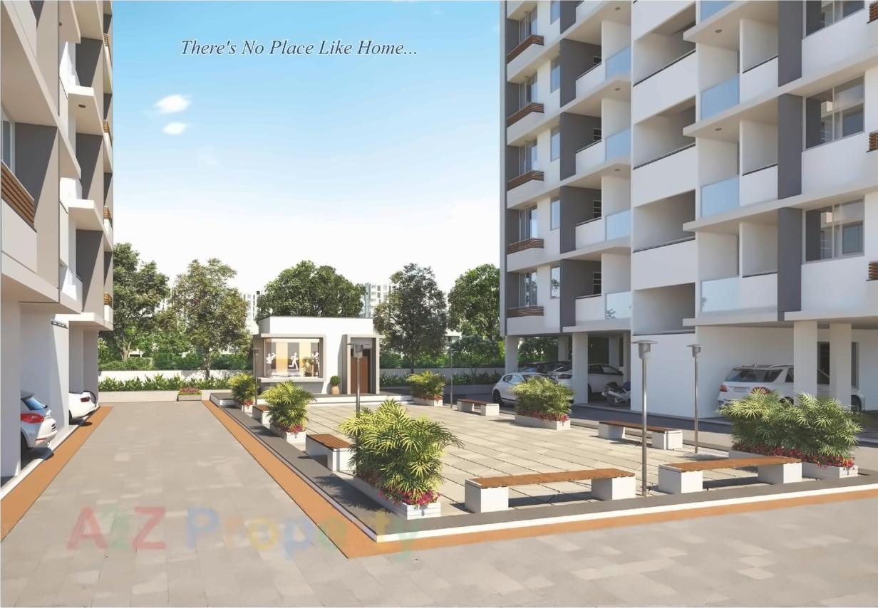 3D Elevation of real estate project Prarthna Exotica located at Odhav, Ahmedabad, Gujarat
