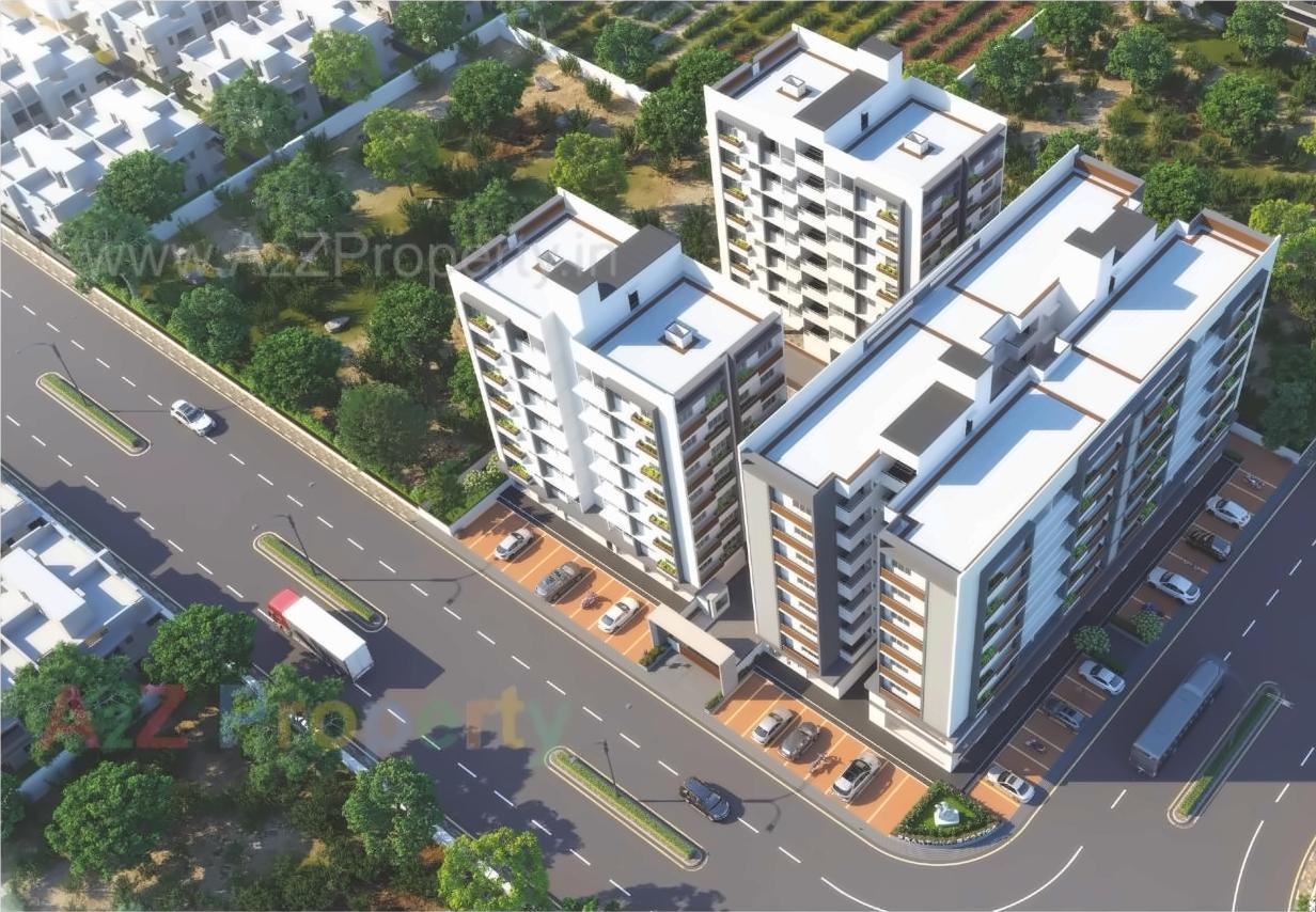 3D Elevation of real estate project Prarthna Exotica located at Odhav, Ahmedabad, Gujarat