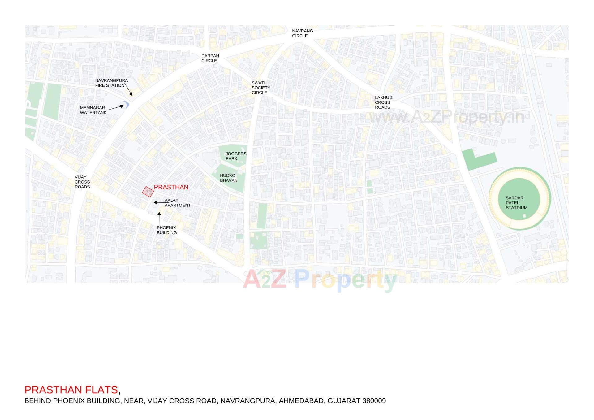  of real estate project Prasthan Appartments located at Memnagar, Ahmedabad, Gujarat