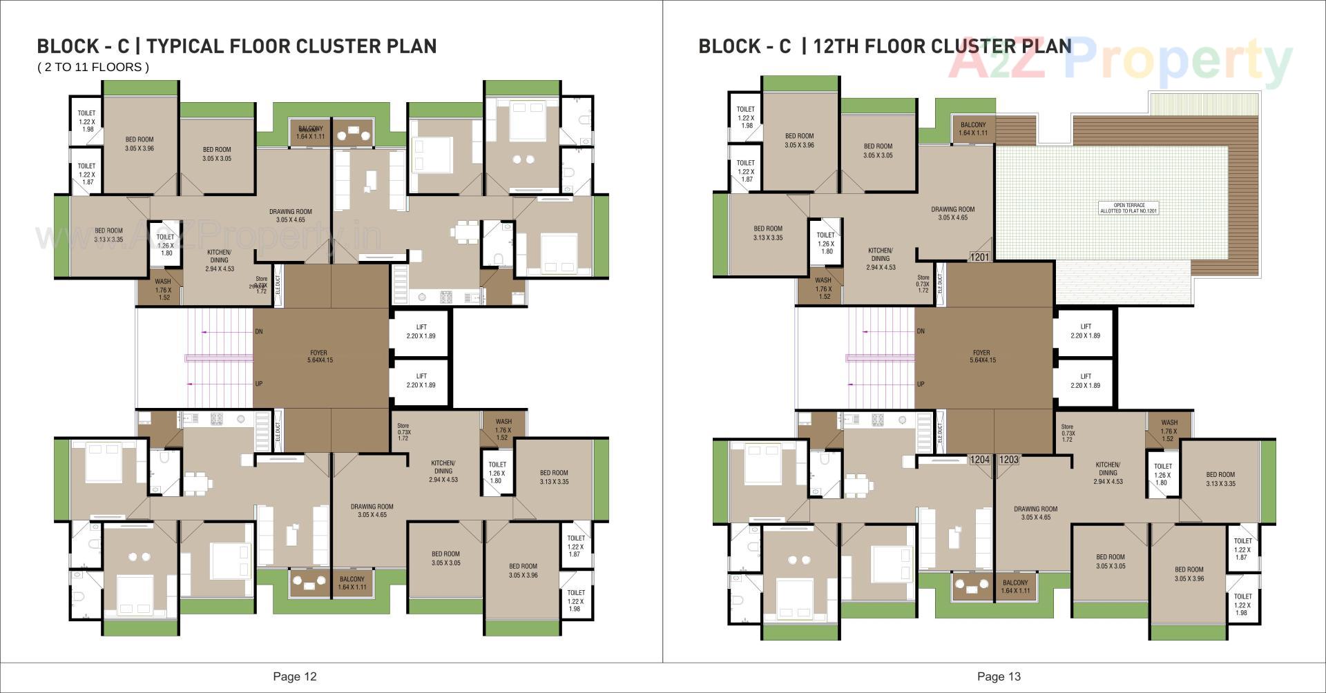 Layout of real estate project Pratham Glory located at Lambha, Ahmedabad, Gujarat