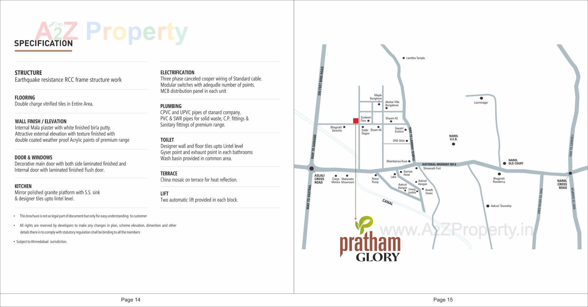  of real estate project Pratham Glory located at Lambha, Ahmedabad, Gujarat