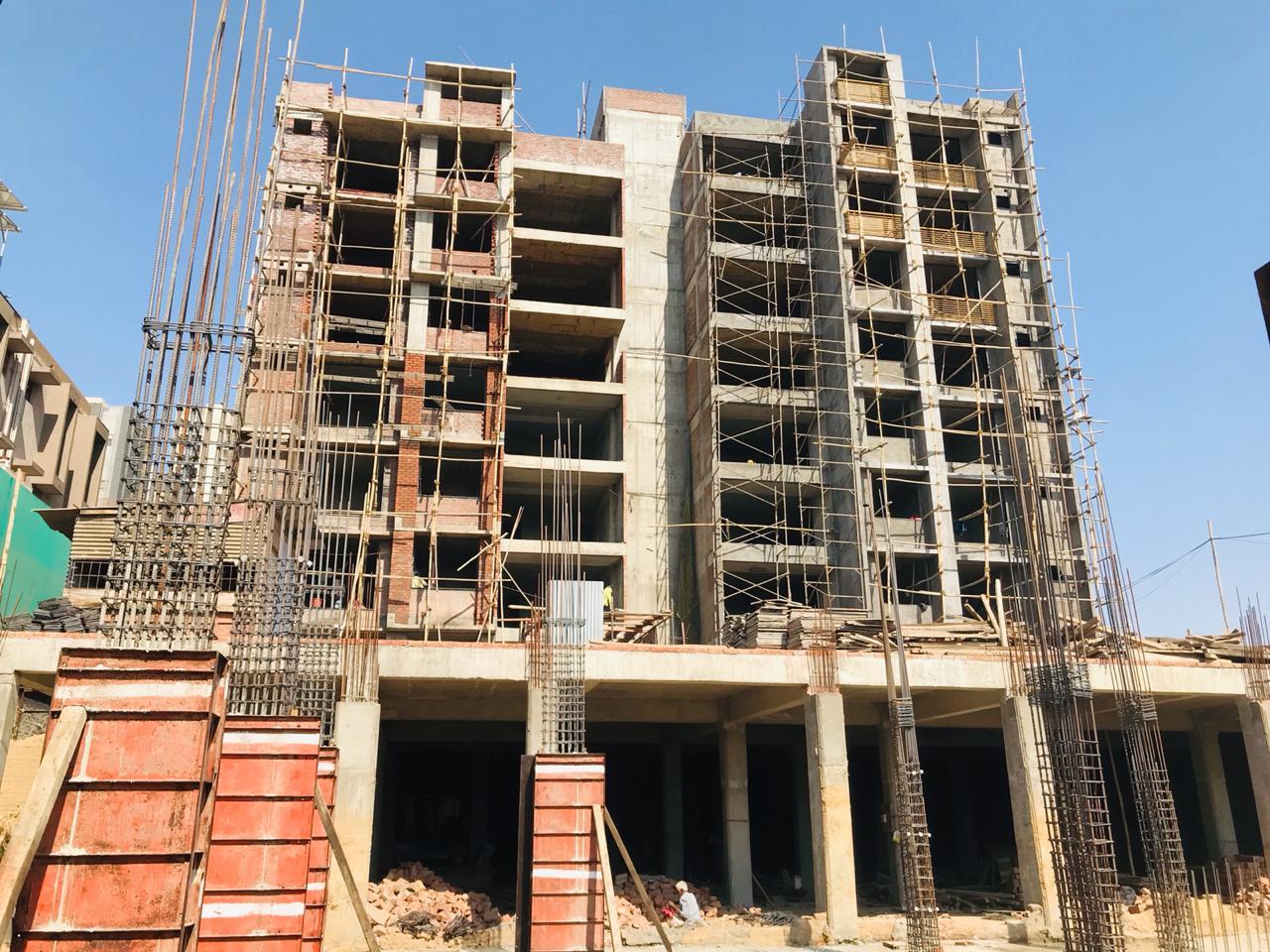 189140_const of real estate project Pratham Lakeview C (ground + One Floor) located at Sola, Ahmedabad, Gujarat