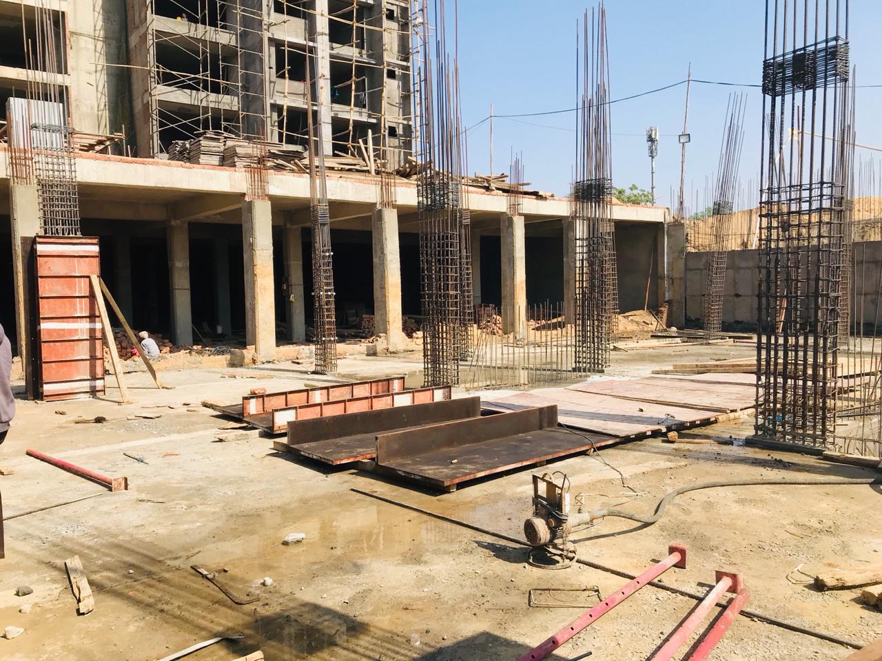 189141_const of real estate project Pratham Lakeview C (ground + One Floor) located at Sola, Ahmedabad, Gujarat