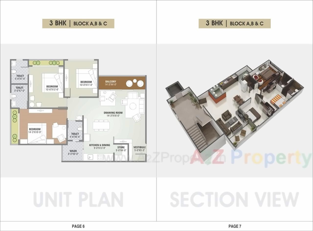 Layout of real estate project Pratham Lakeview located at Sola, Ahmedabad, Gujarat
