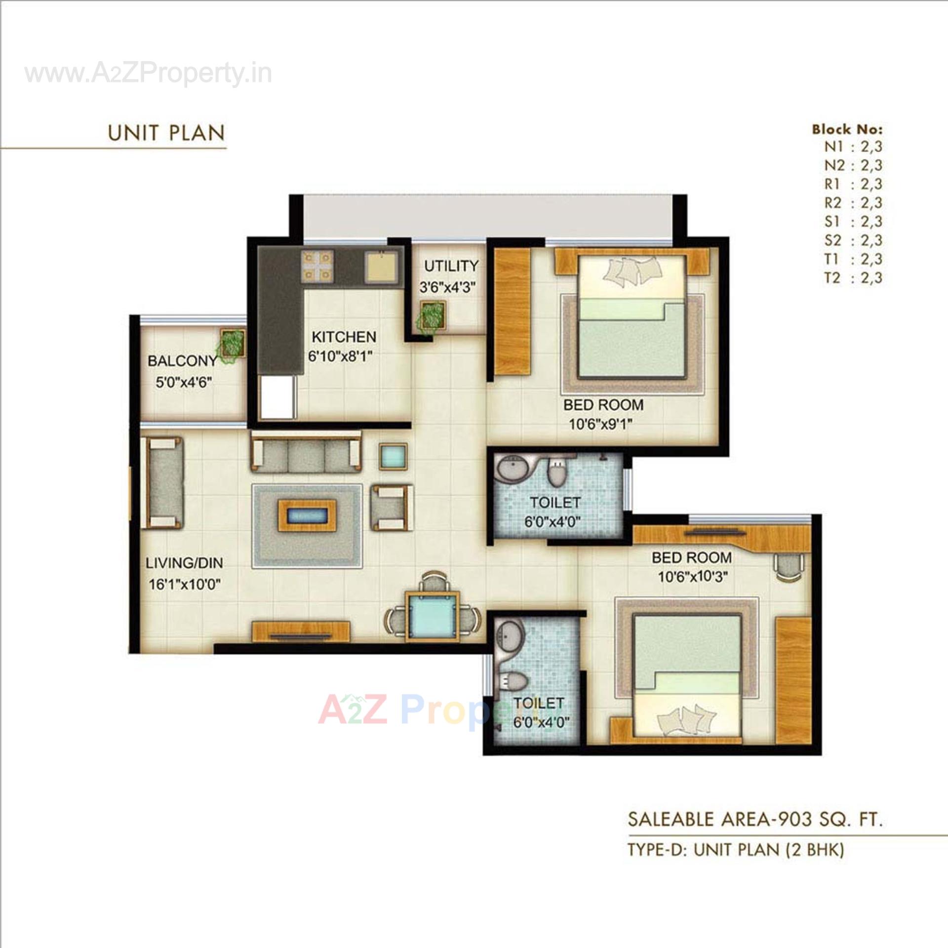 Layout of real estate project Pratham   (tower   K To U) located at Tragad, Ahmedabad, Gujarat
