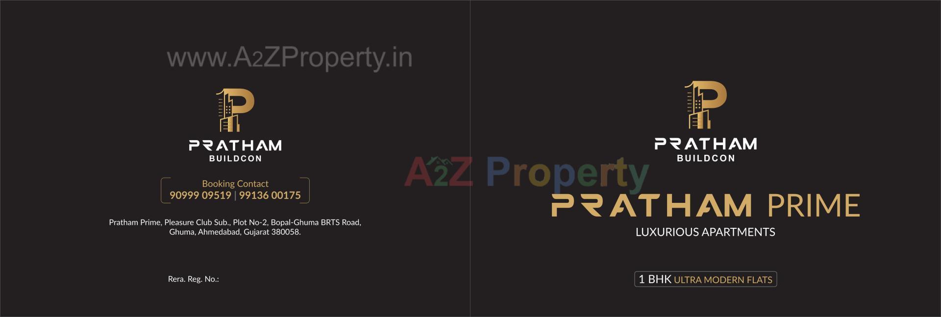  of real estate project Pratham Prime located at Ghuma, Ahmedabad, Gujarat