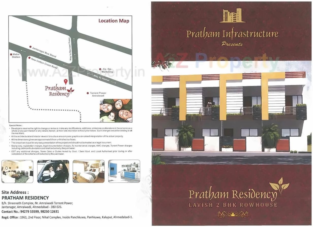  of real estate project Pratham Residency located at Bagefirdosh, Ahmedabad, Gujarat