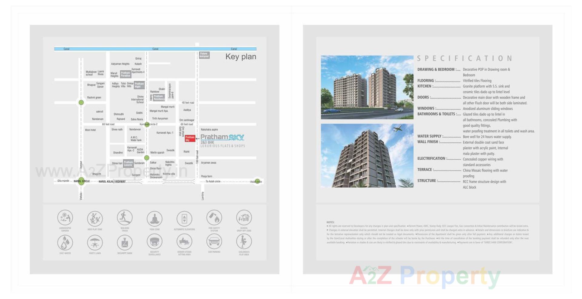  of real estate project Pratham Sky located at Vatva, Ahmedabad, Gujarat