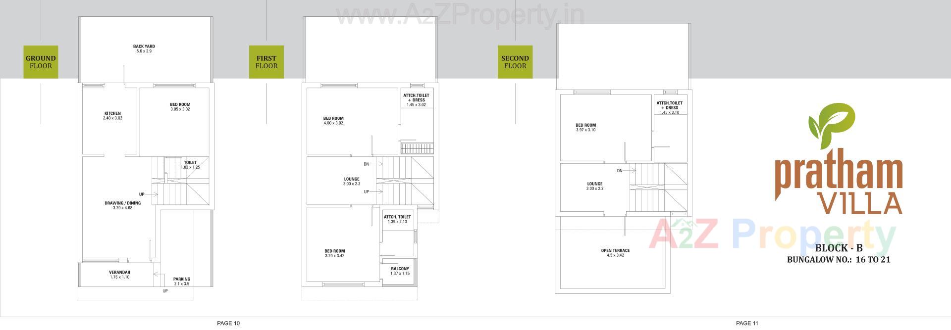 Layout of real estate project Pratham Villa located at Ahmedabad, Ahmedabad, Gujarat