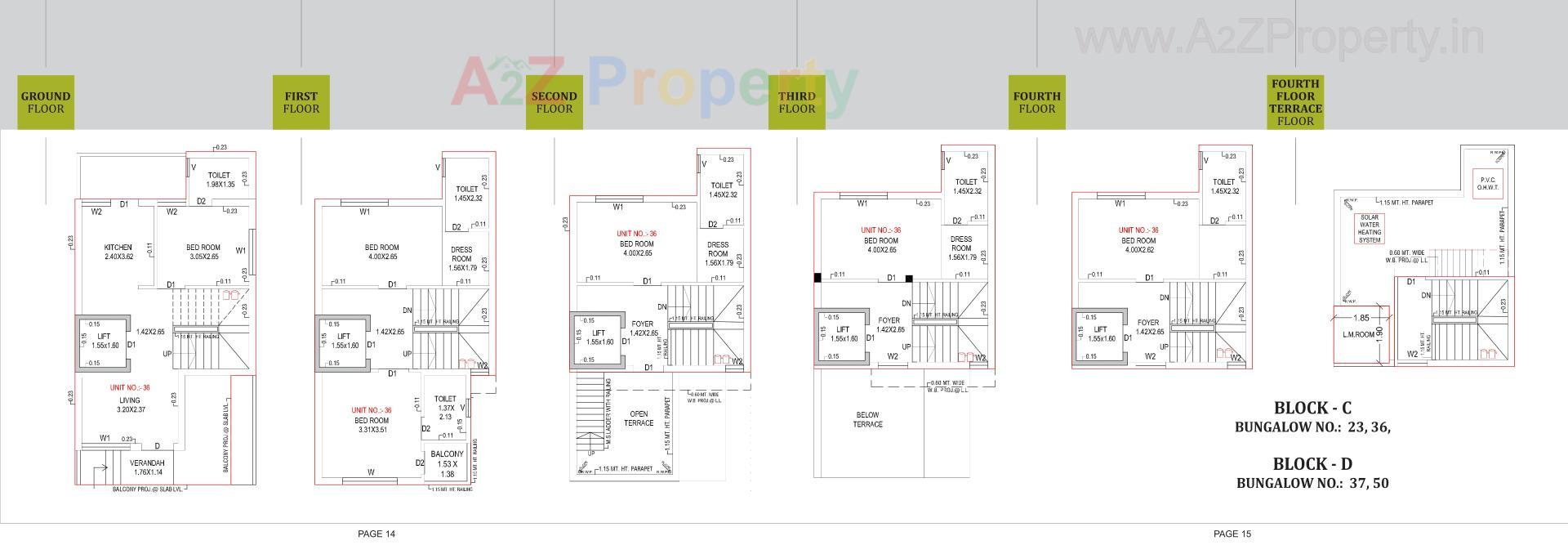 Layout of real estate project Pratham Villa located at Ahmedabad, Ahmedabad, Gujarat