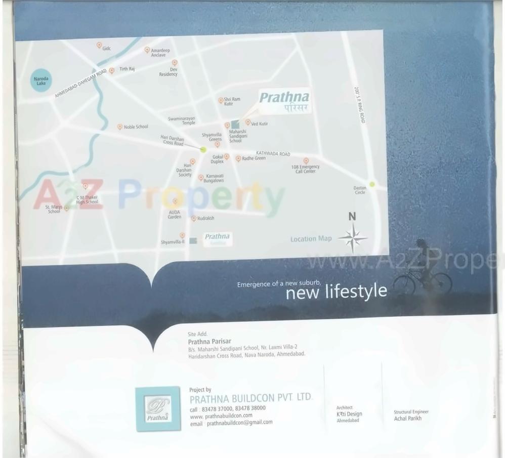  of real estate project Prathna Parisar located at Naroda, Ahmedabad, Gujarat