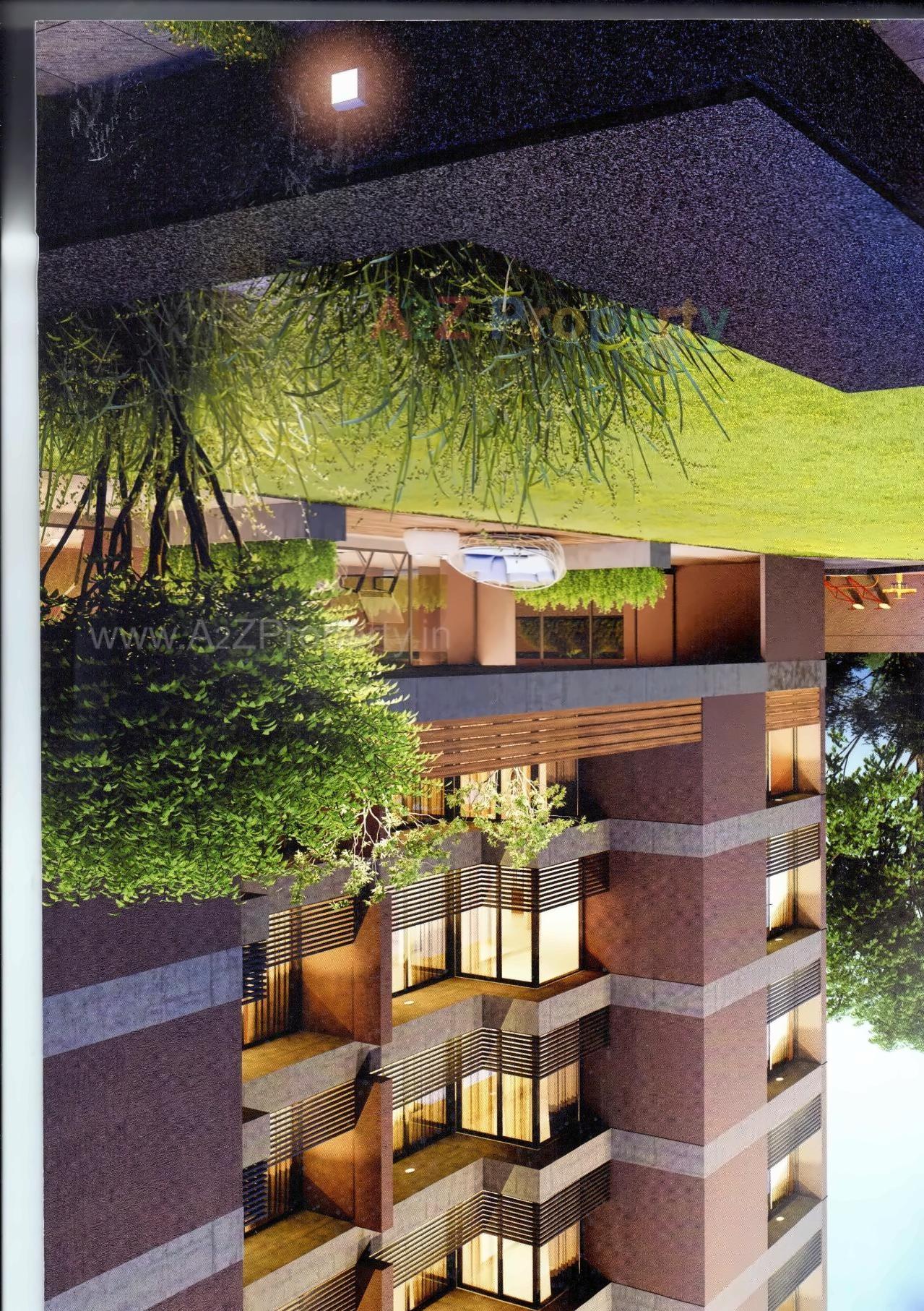 3D Elevation of real estate project Pratishtha located at Vadaj, Ahmedabad, Gujarat