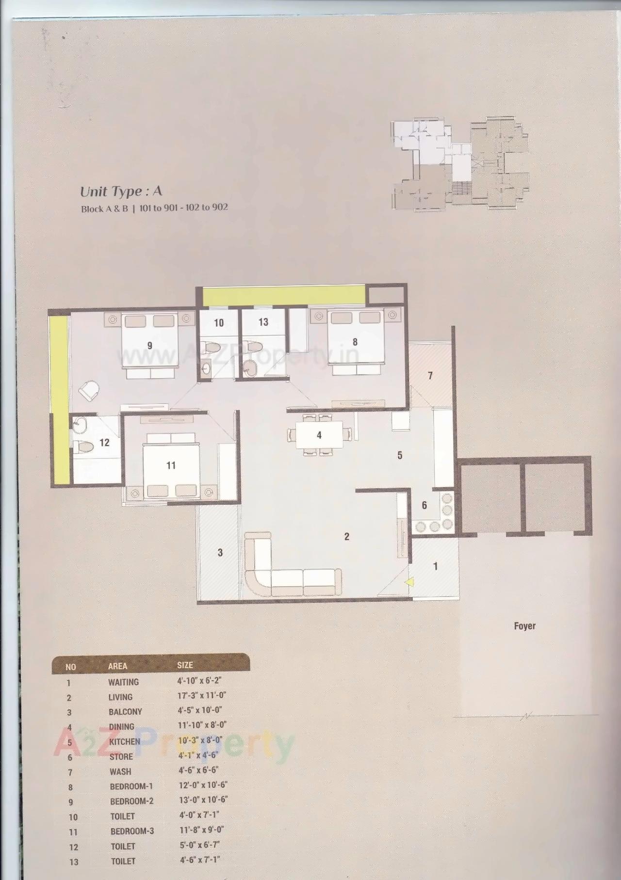 Layout of real estate project Pratishtha located at Vadaj, Ahmedabad, Gujarat