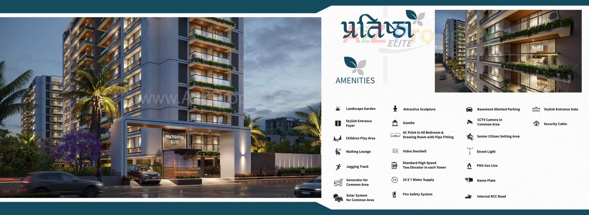  of real estate project Pratishtha Elite located at Nikol, Ahmedabad, Gujarat