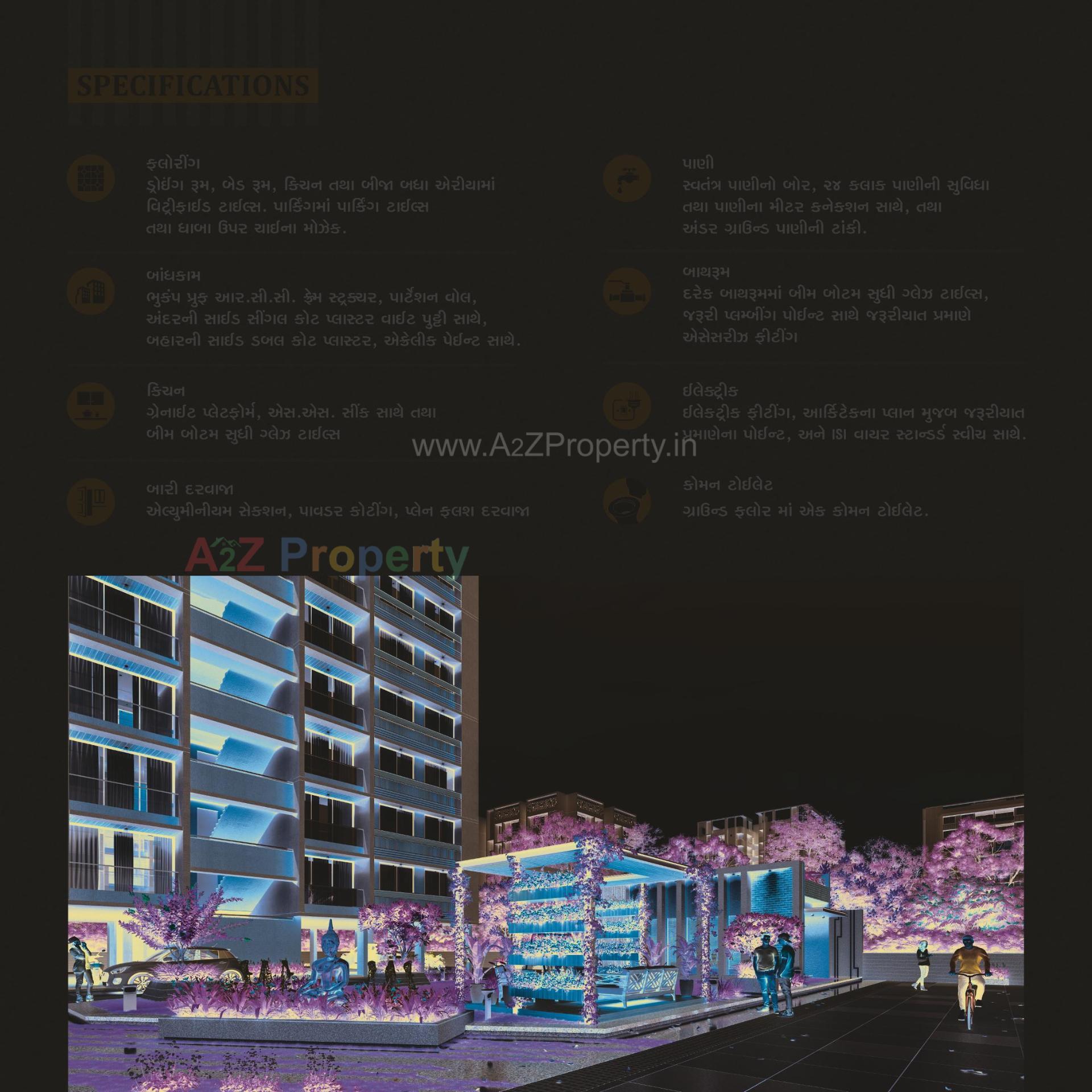  of real estate project Pratishtha Icon located at Hanspura, Ahmedabad, Gujarat