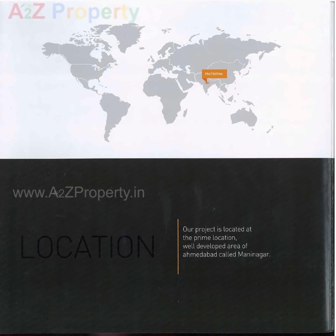  of real estate project Pratistha located at Maninagar, Ahmedabad, Gujarat