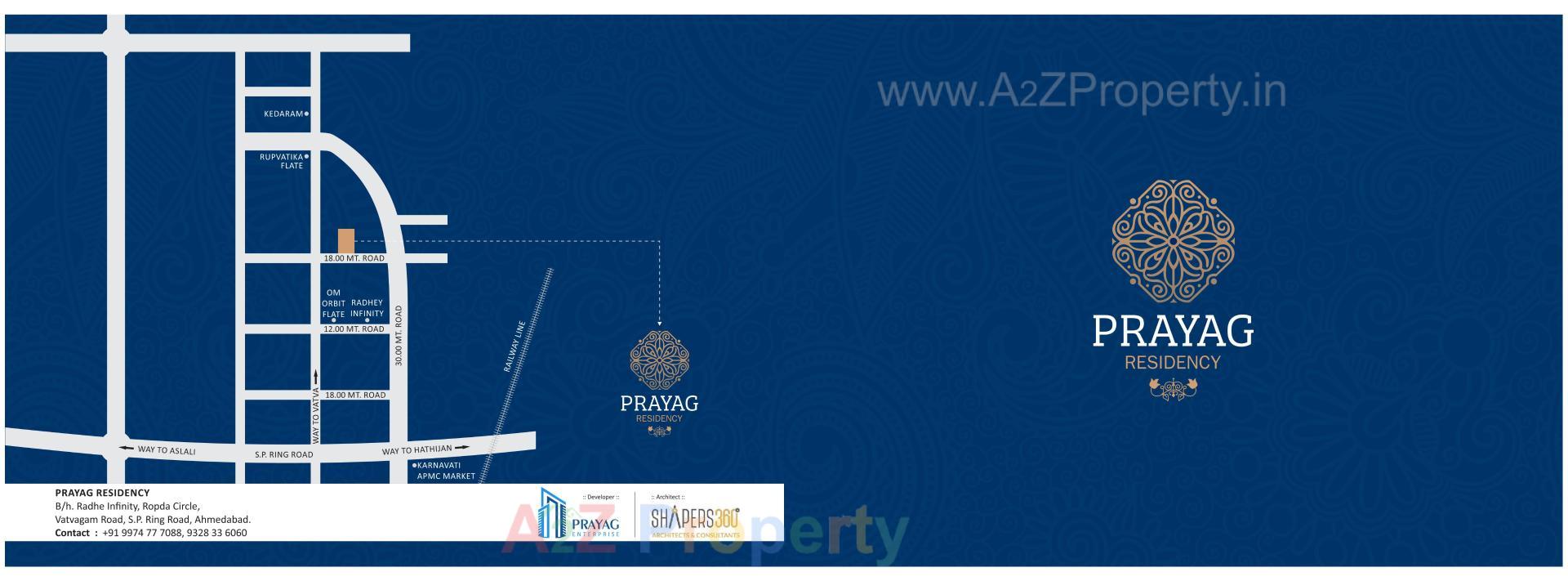  of real estate project Prayag Residency located at Vinzol, Ahmedabad, Gujarat