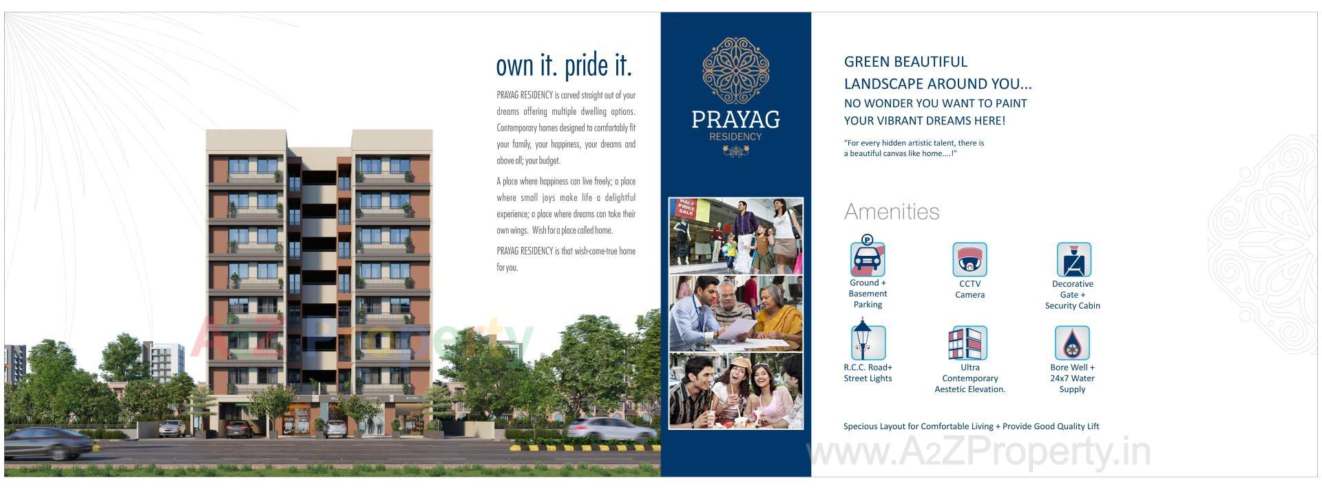  of real estate project Prayag Residency located at Vinzol, Ahmedabad, Gujarat
