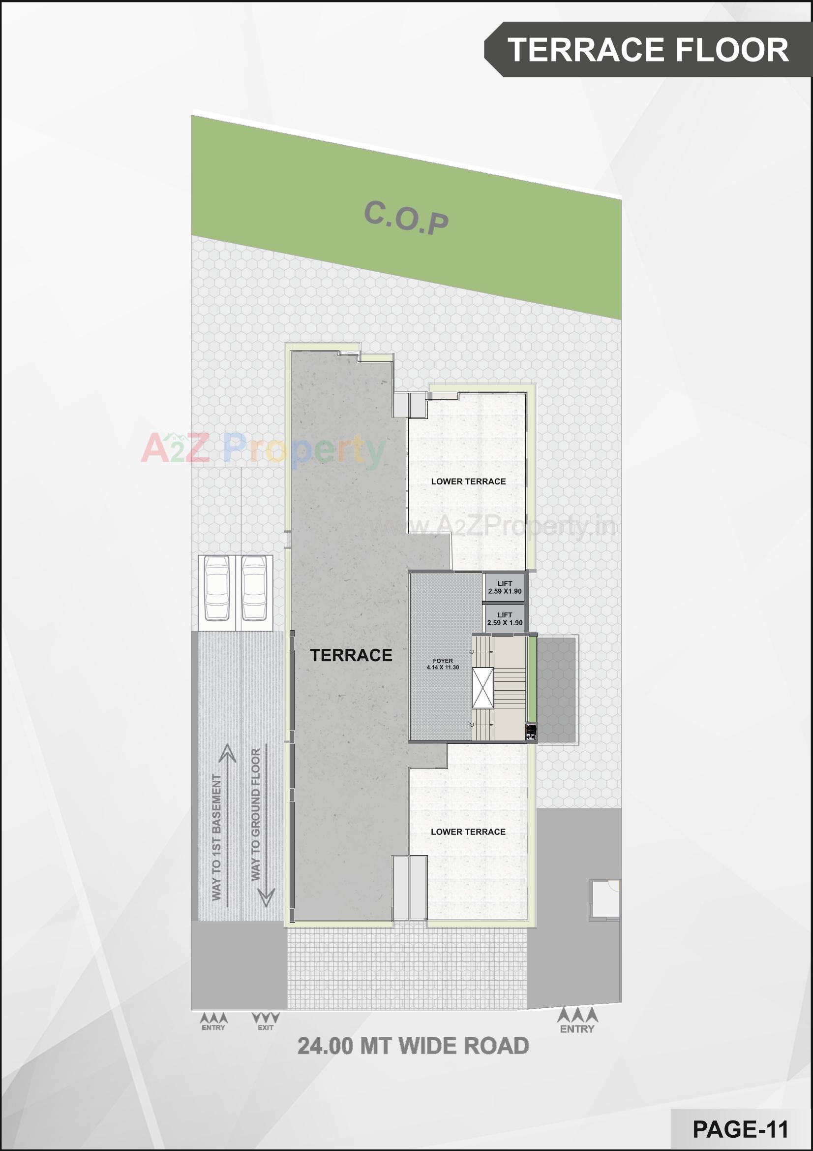 Layout of real estate project Prayasam located at Bhadaj, Ahmedabad, Gujarat