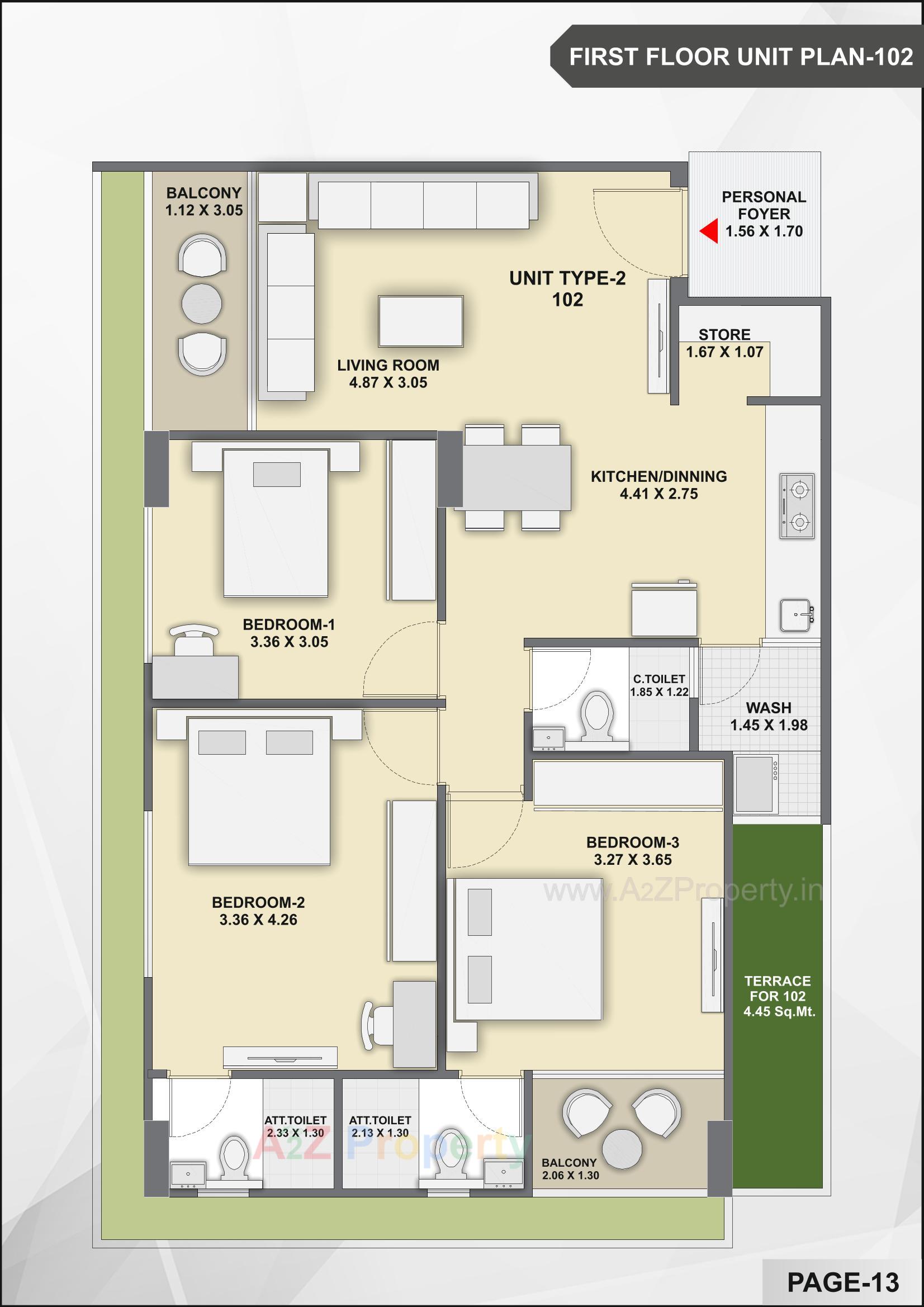 Layout of real estate project Prayasam located at Bhadaj, Ahmedabad, Gujarat