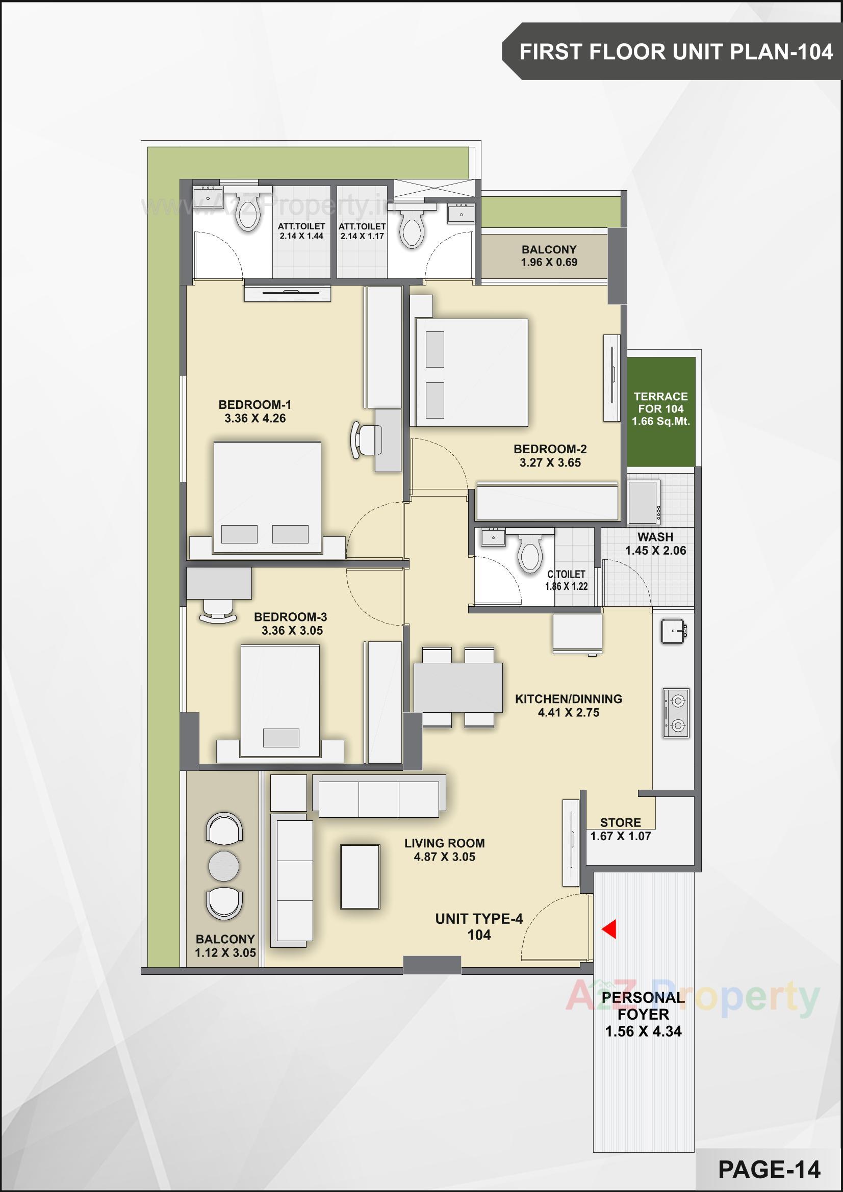 Layout of real estate project Prayasam located at Bhadaj, Ahmedabad, Gujarat