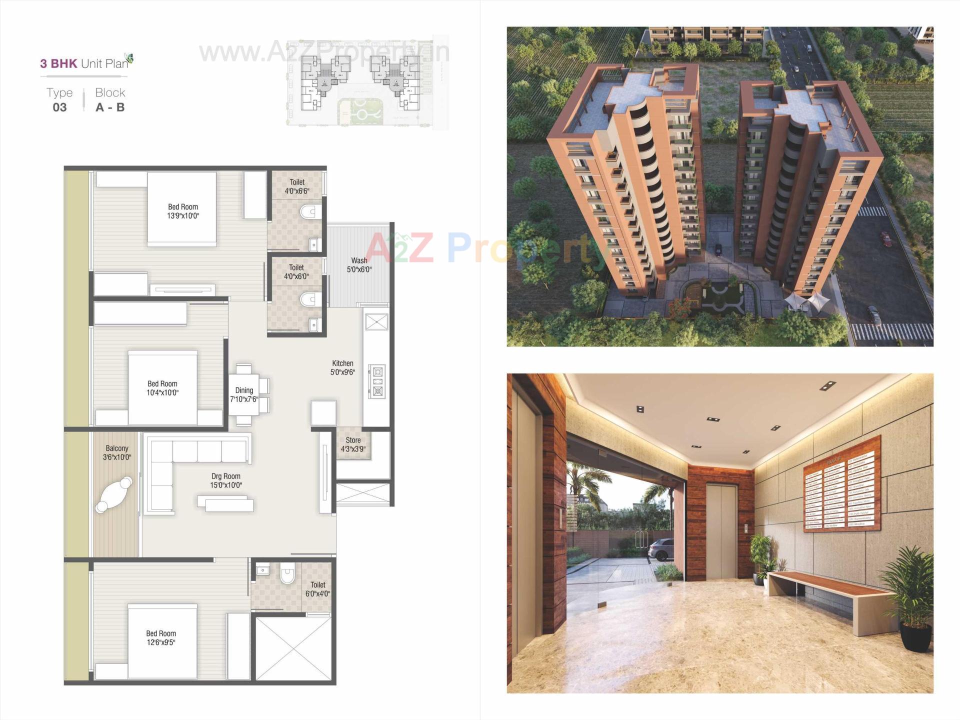Layout of real estate project Prayosha Palms located at Vastral, Ahmedabad, Gujarat