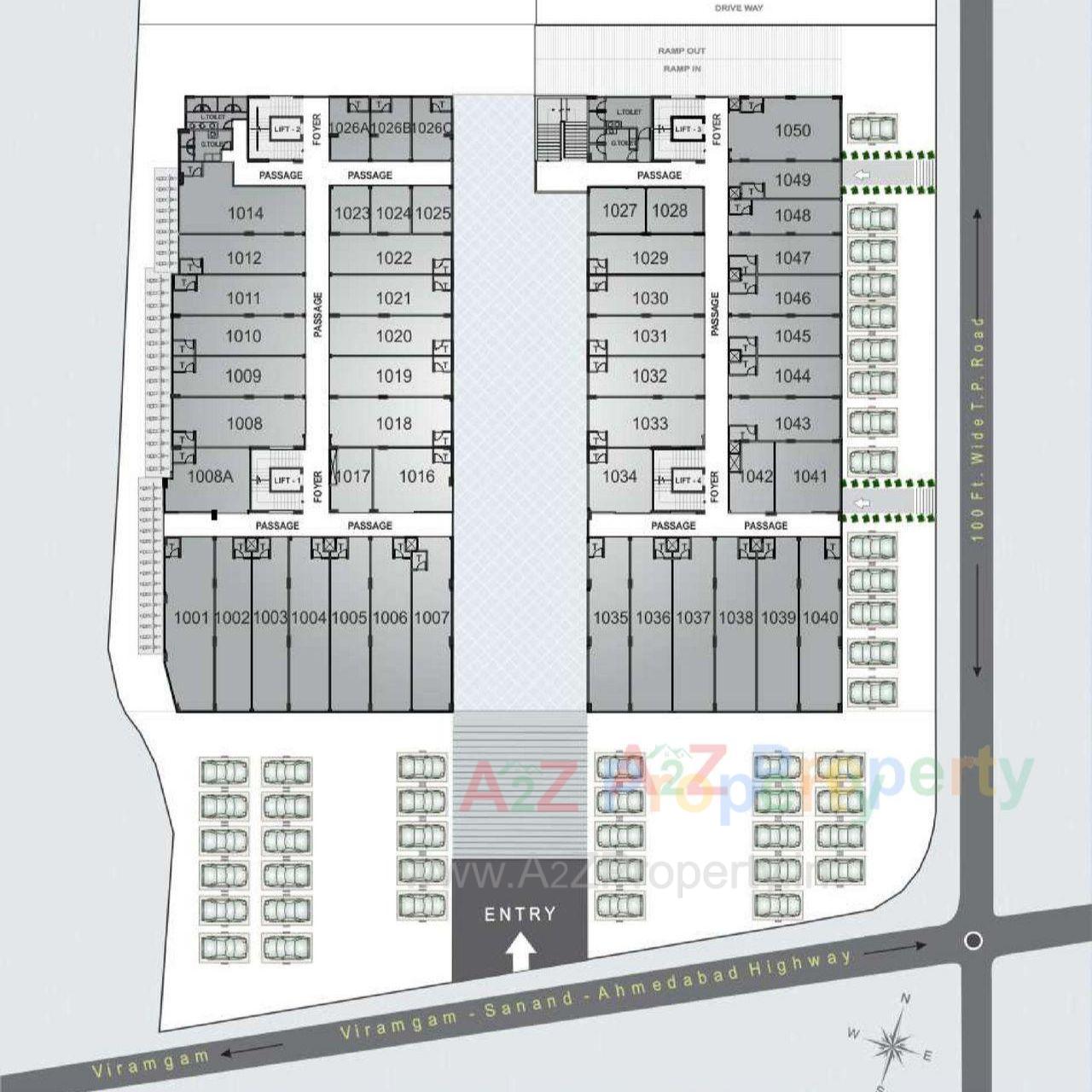 0005 of real estate project Prerna Aartika located at Makarba, Ahmedabad, Gujarat